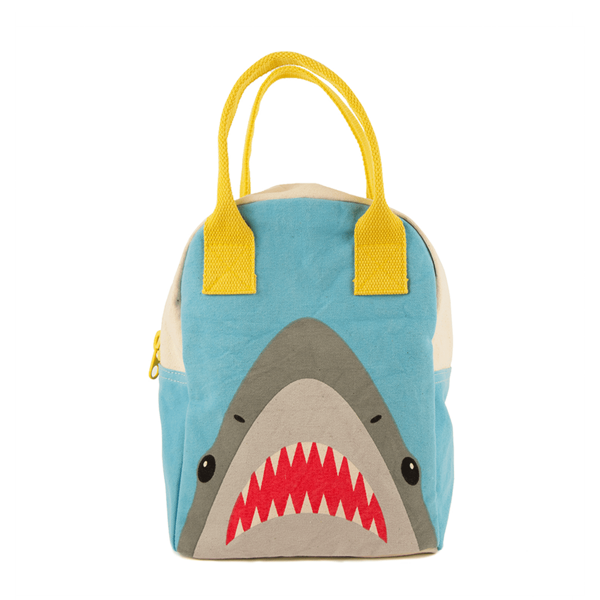 Fluf Shark Zipper Lunch Bag