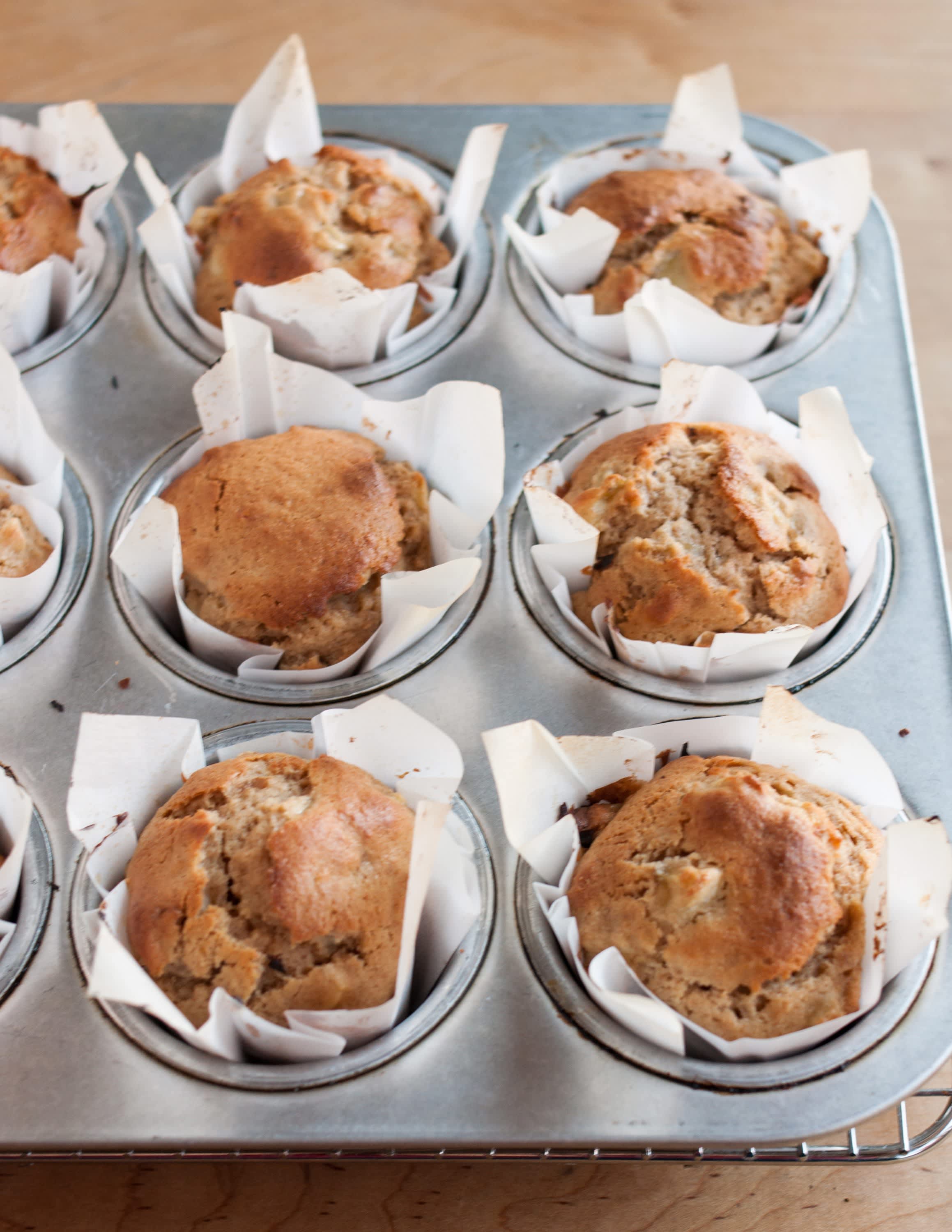 Parchment Paper Liners Allow Muffins To Rise To The Occasion