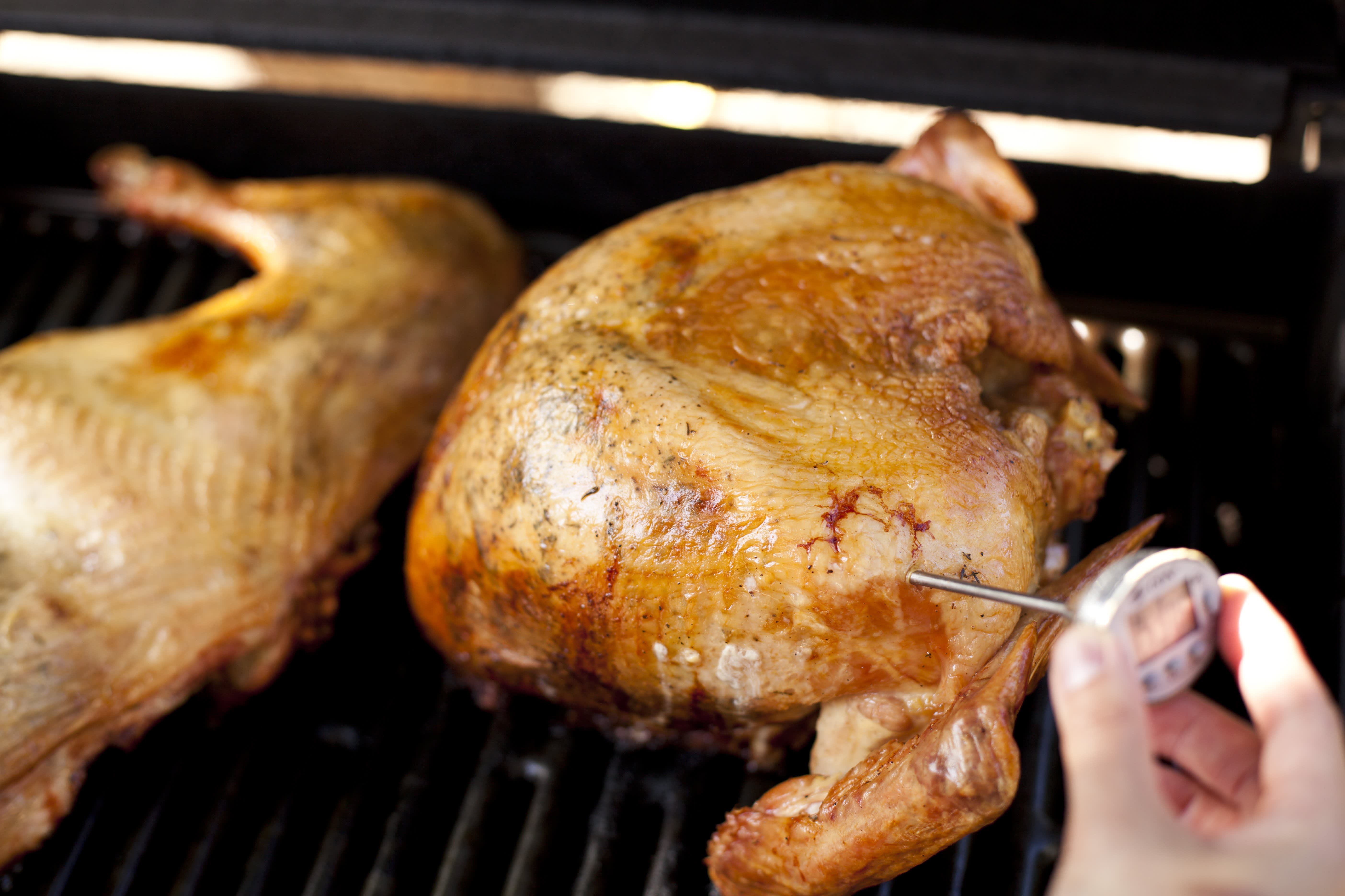 spatchcock turkey gas grill