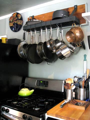 Hot or Not? Pot Racks Over the Stove
