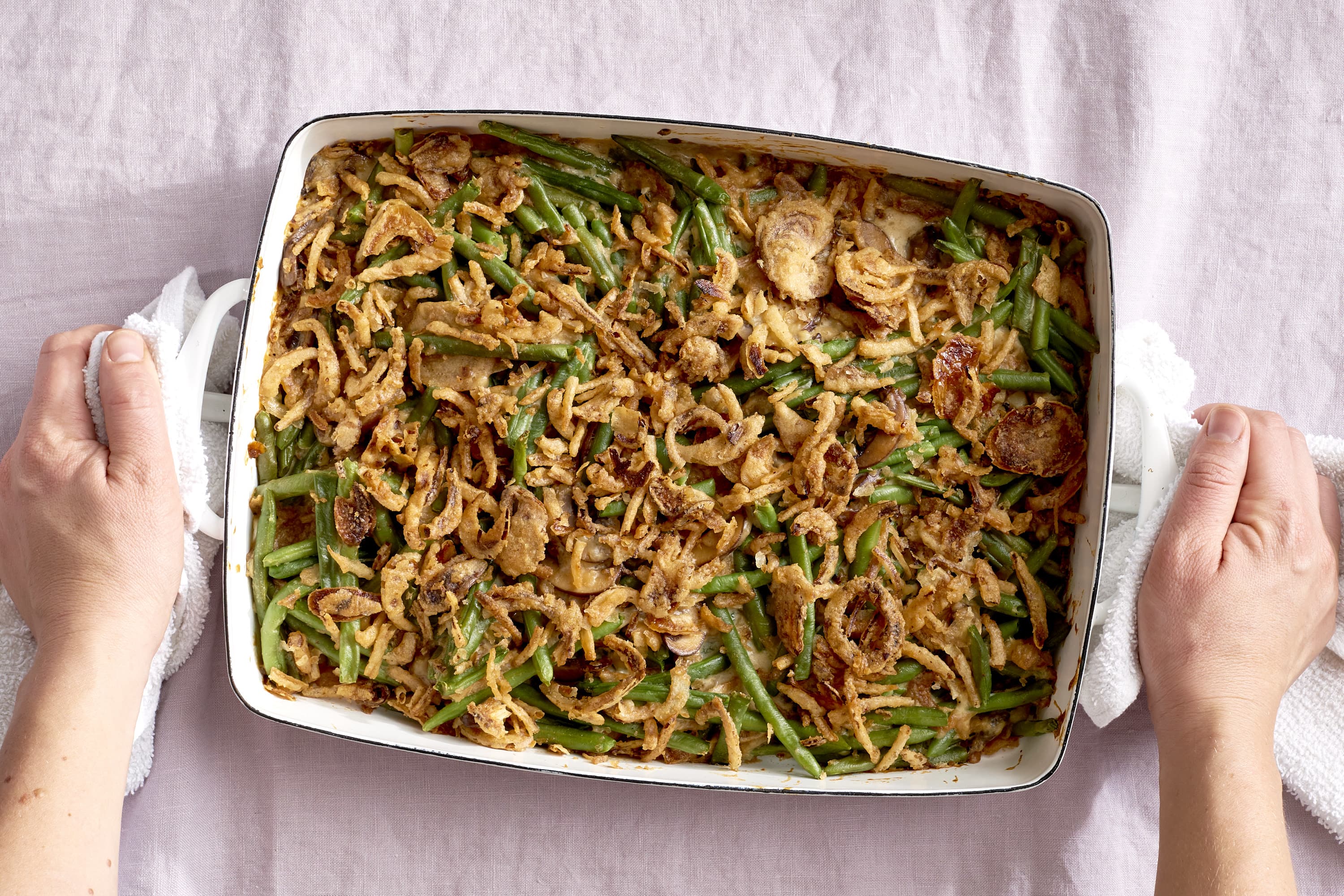 Green Bean Casserole Recipe with Frozen Green Beans The Kitchn