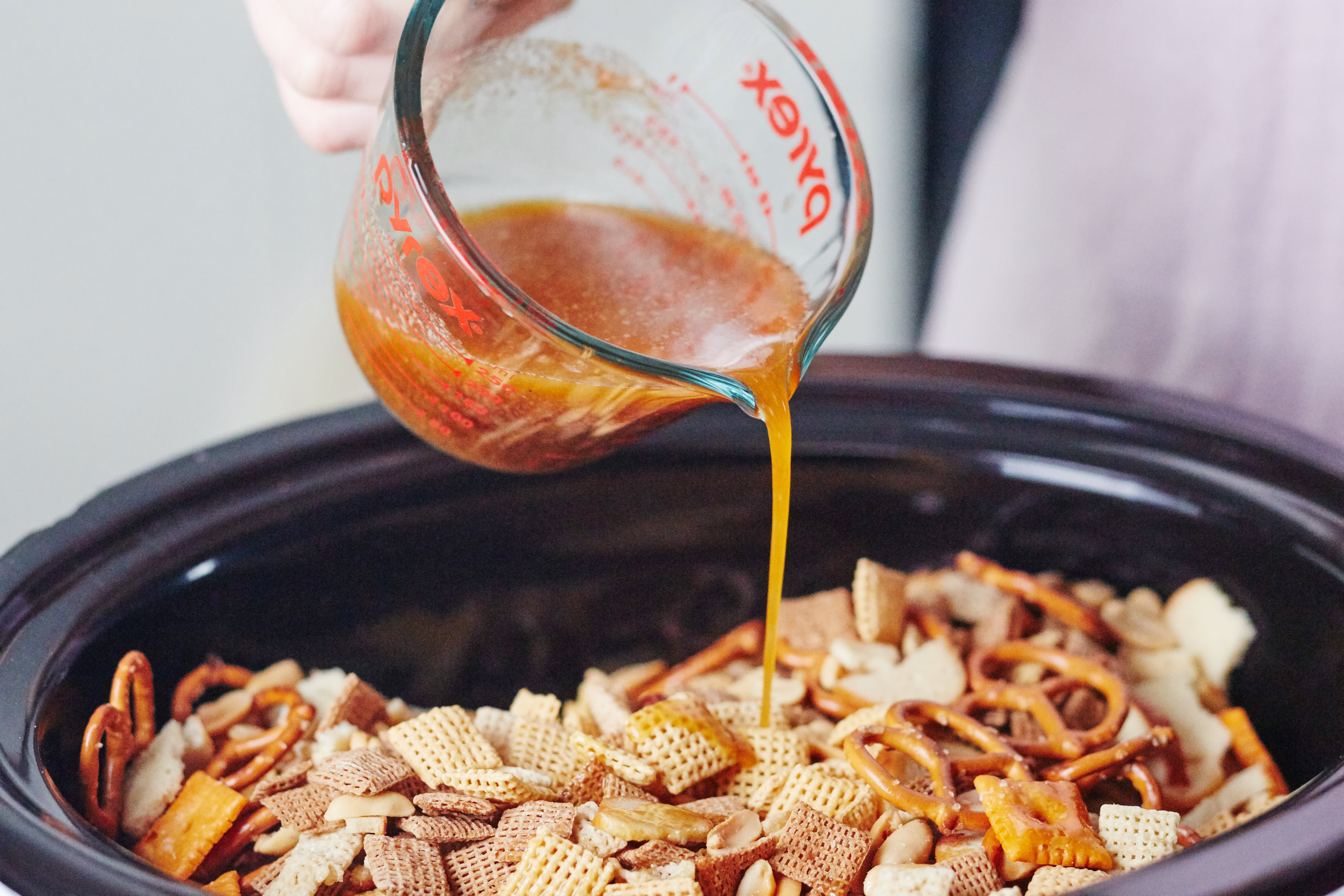 Homemade Slow Cooker Chex Party Mix - No. 2 Pencil