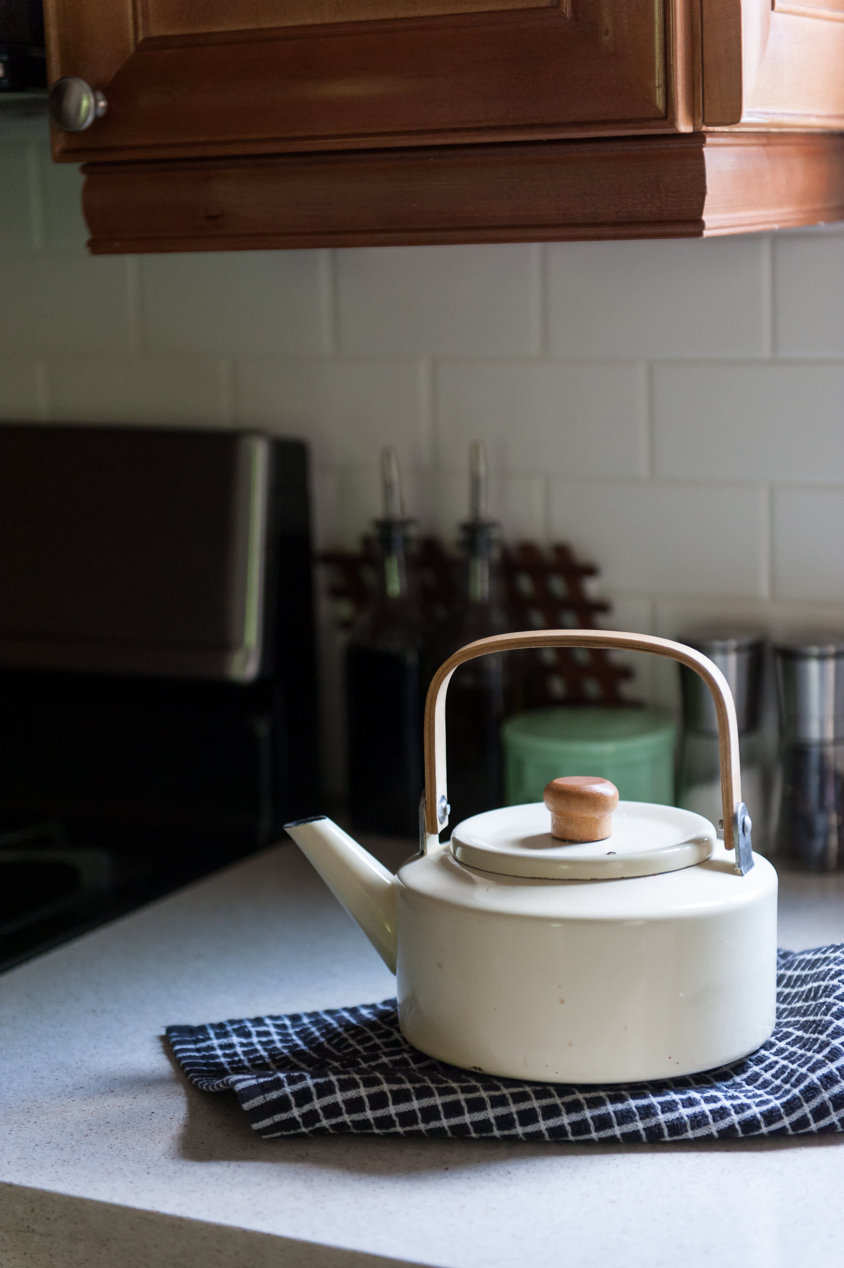 copco, Kitchen, Vintage Enamel Copco Kitty Tea Kettle