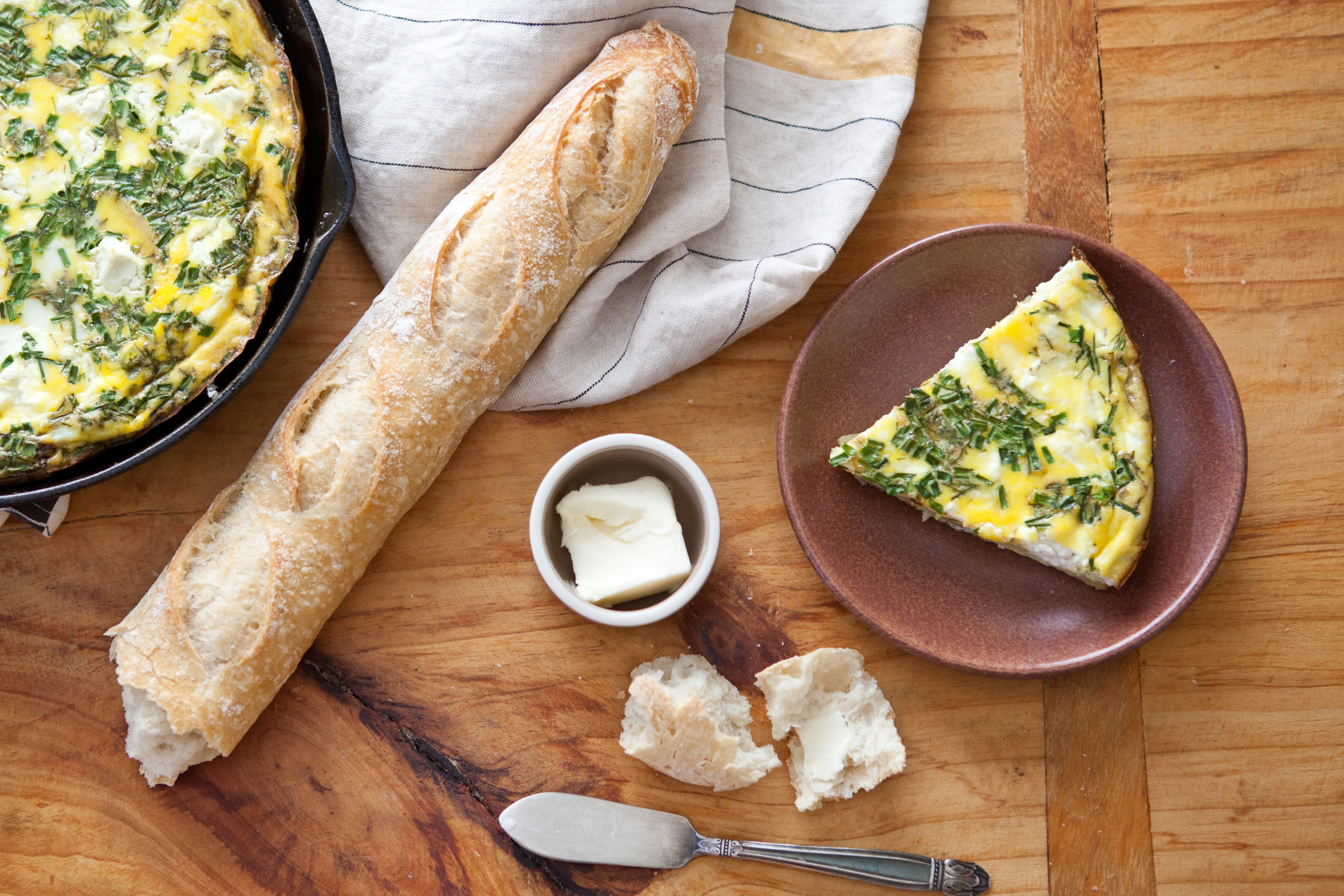 Potato & Gruyère Frittata with Watercress Salad - The Original Dish