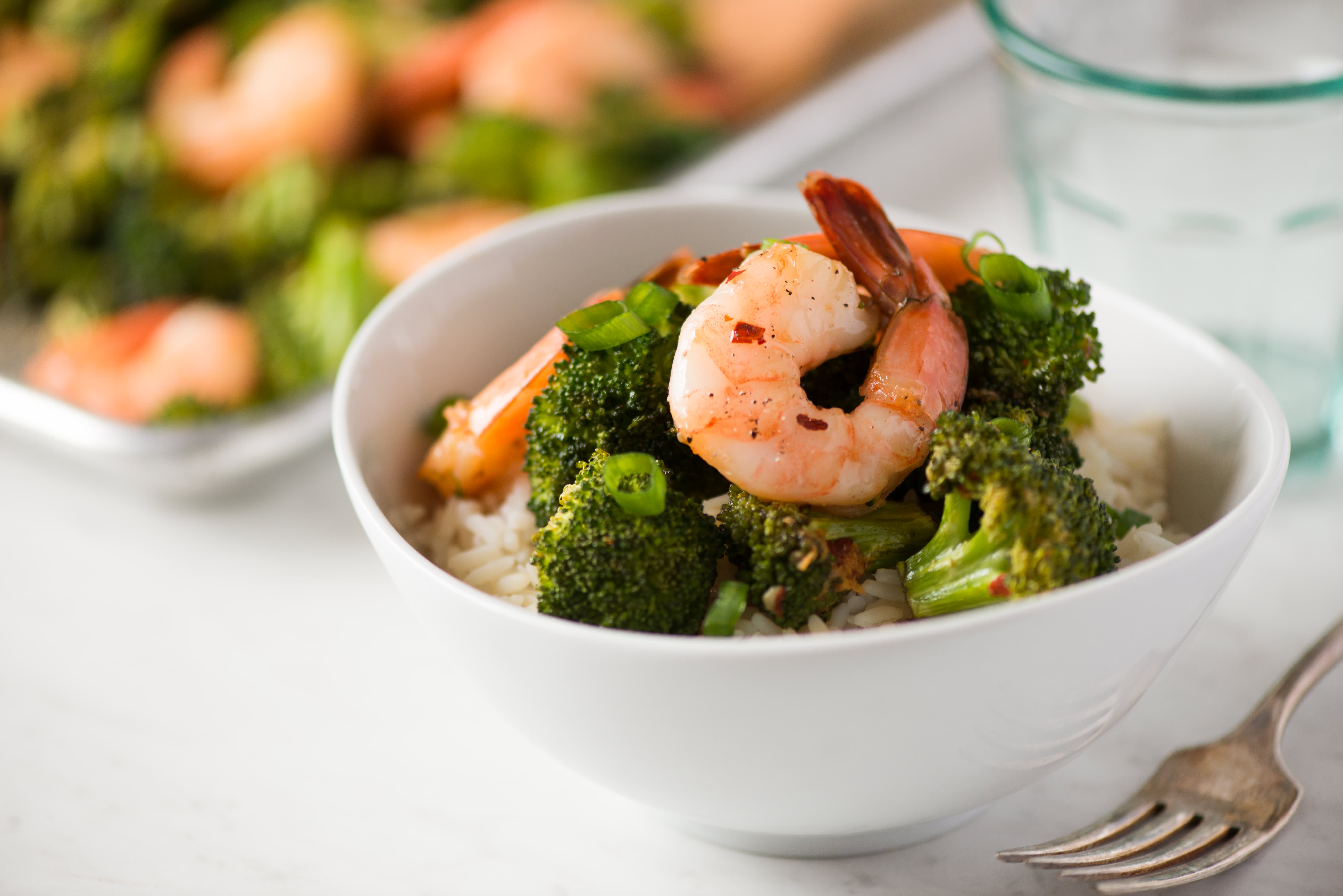 Fast and Easy Sheet Pan Shrimp and Broccoli - Steam & Bake