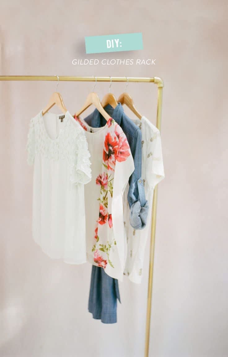 diy clothes rack on 10 Stylish Diy Clothing Racks Apartment Therapy