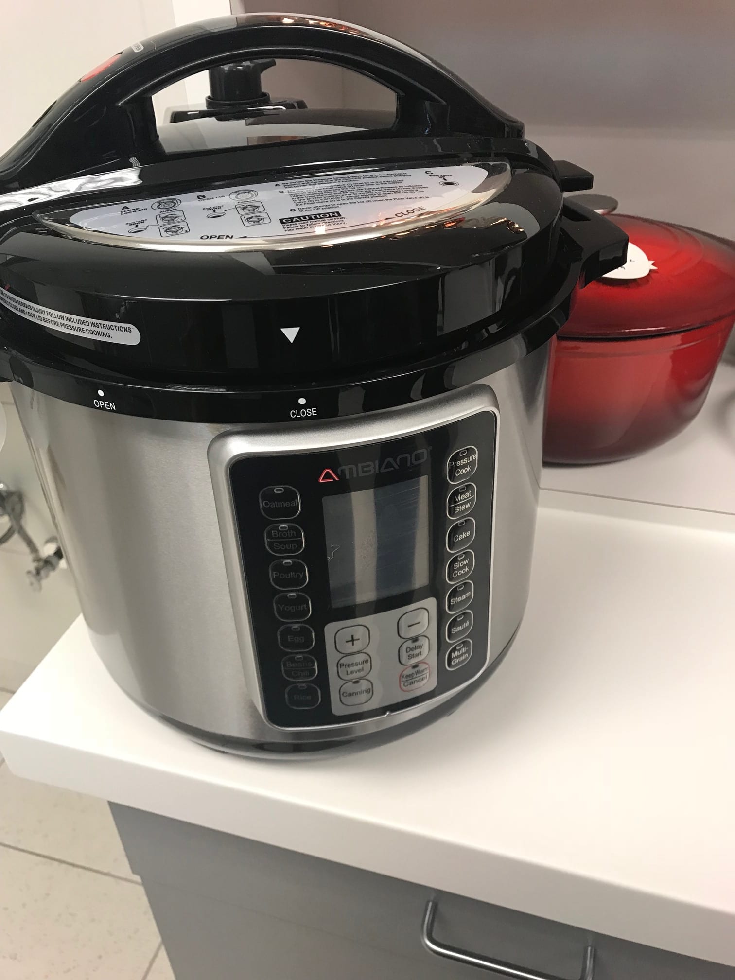 Aldi, Aldi Ambiano Blue Slow Cooker.