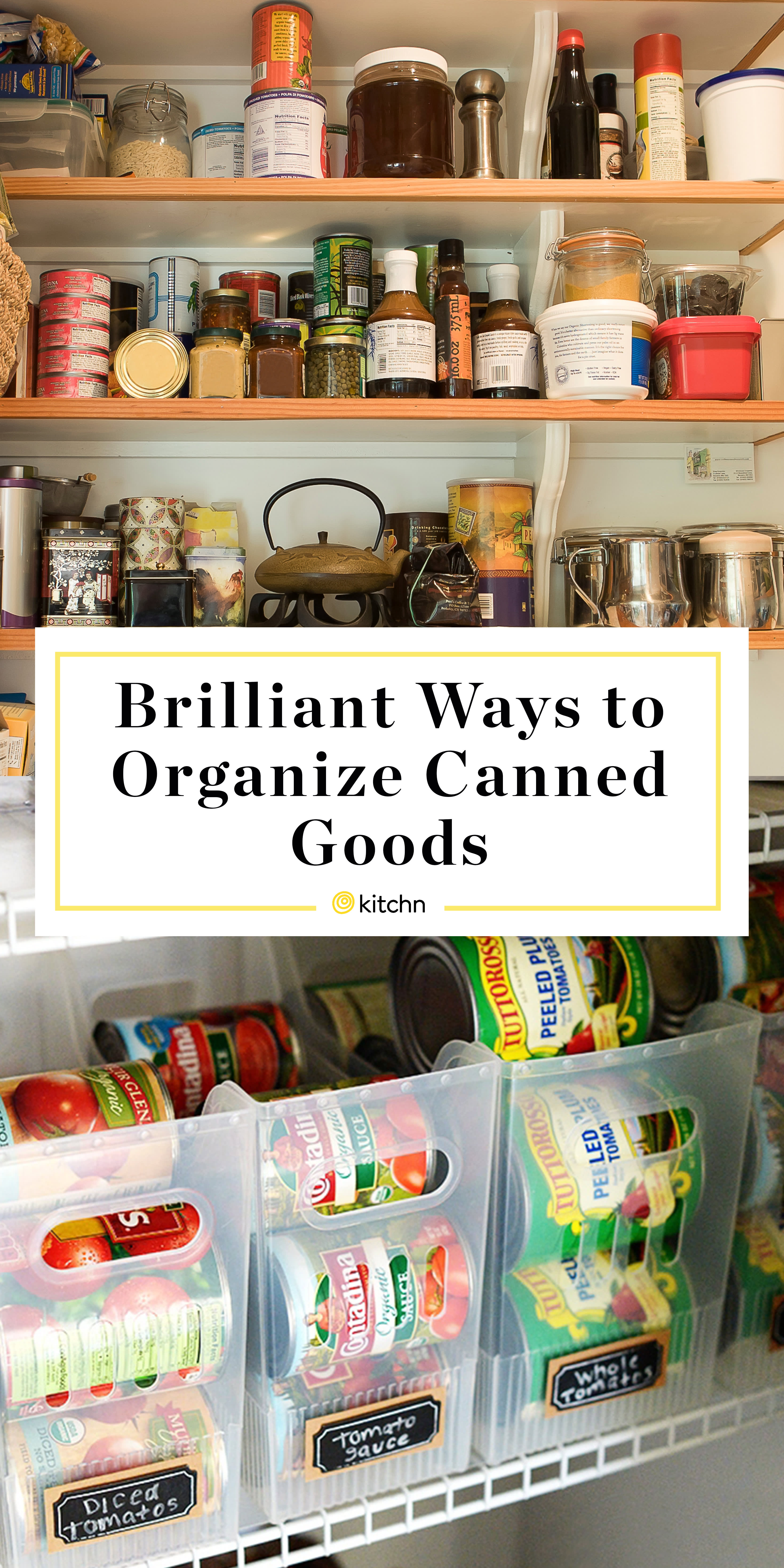 How to Organize Canned Goods in Cabinets, Pantries, and More