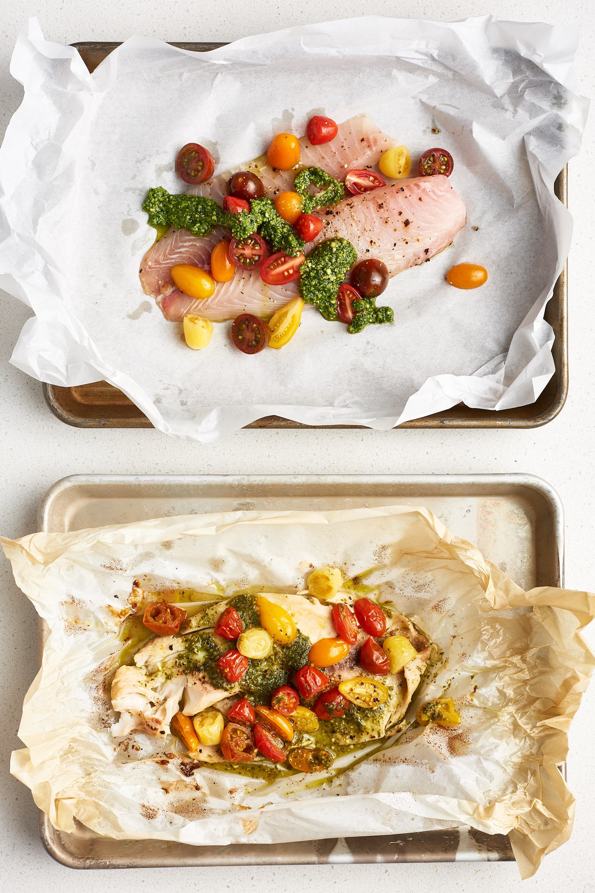 Baked Fish in Parchment (video) • Steamy Kitchen Recipes Giveaways