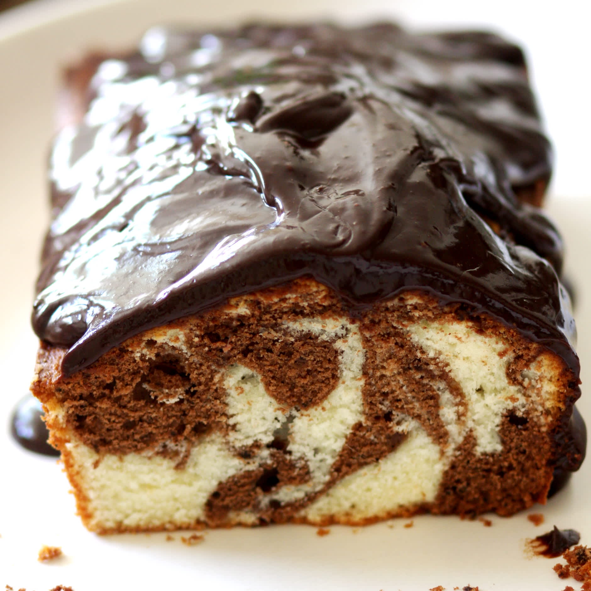 How To Make A Chocolate And Vanilla Swirled Marble Cake The Kitchn 