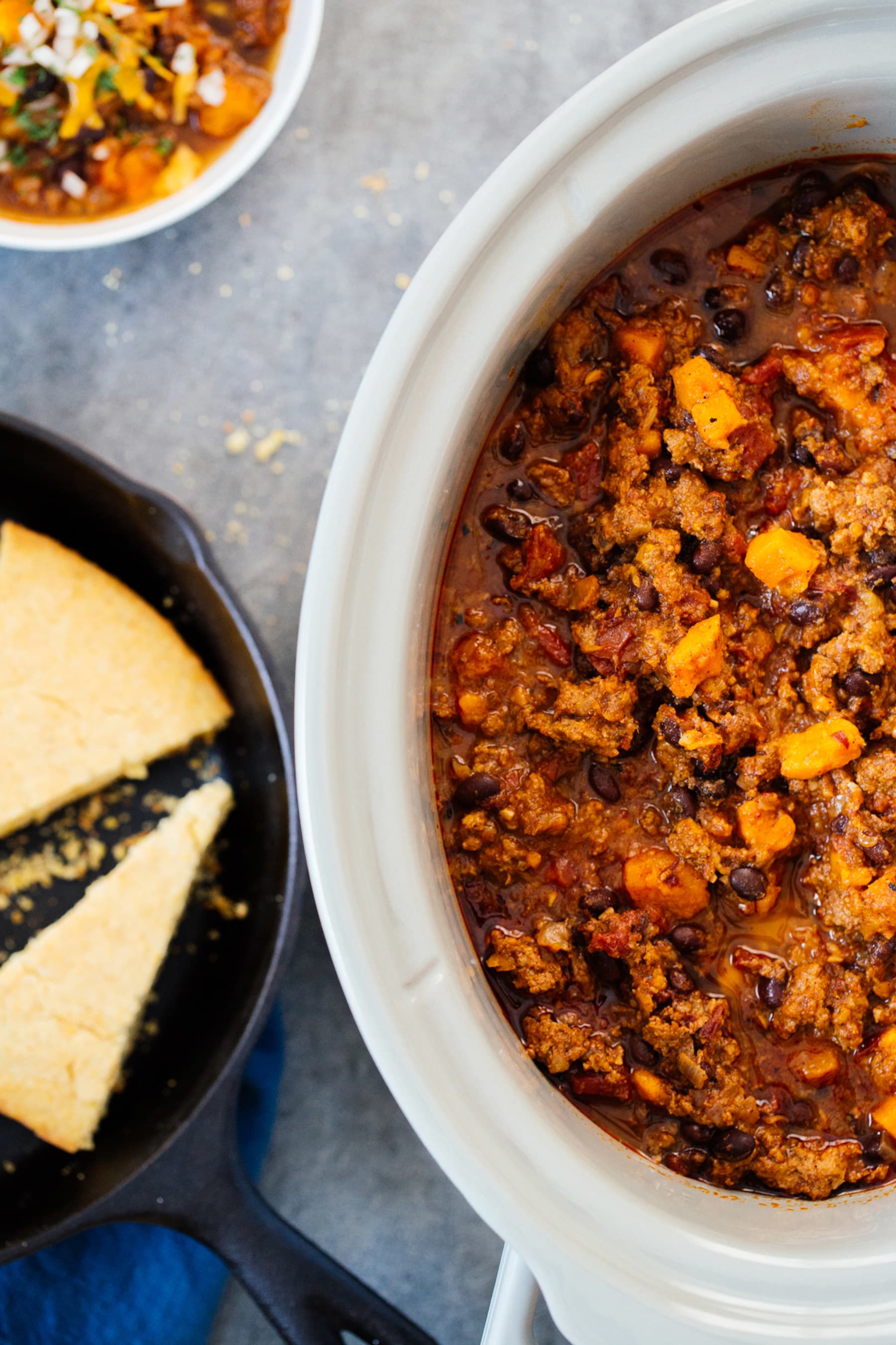 Turkey Sweet Potato Chili (Video) – Kalyn's Kitchen