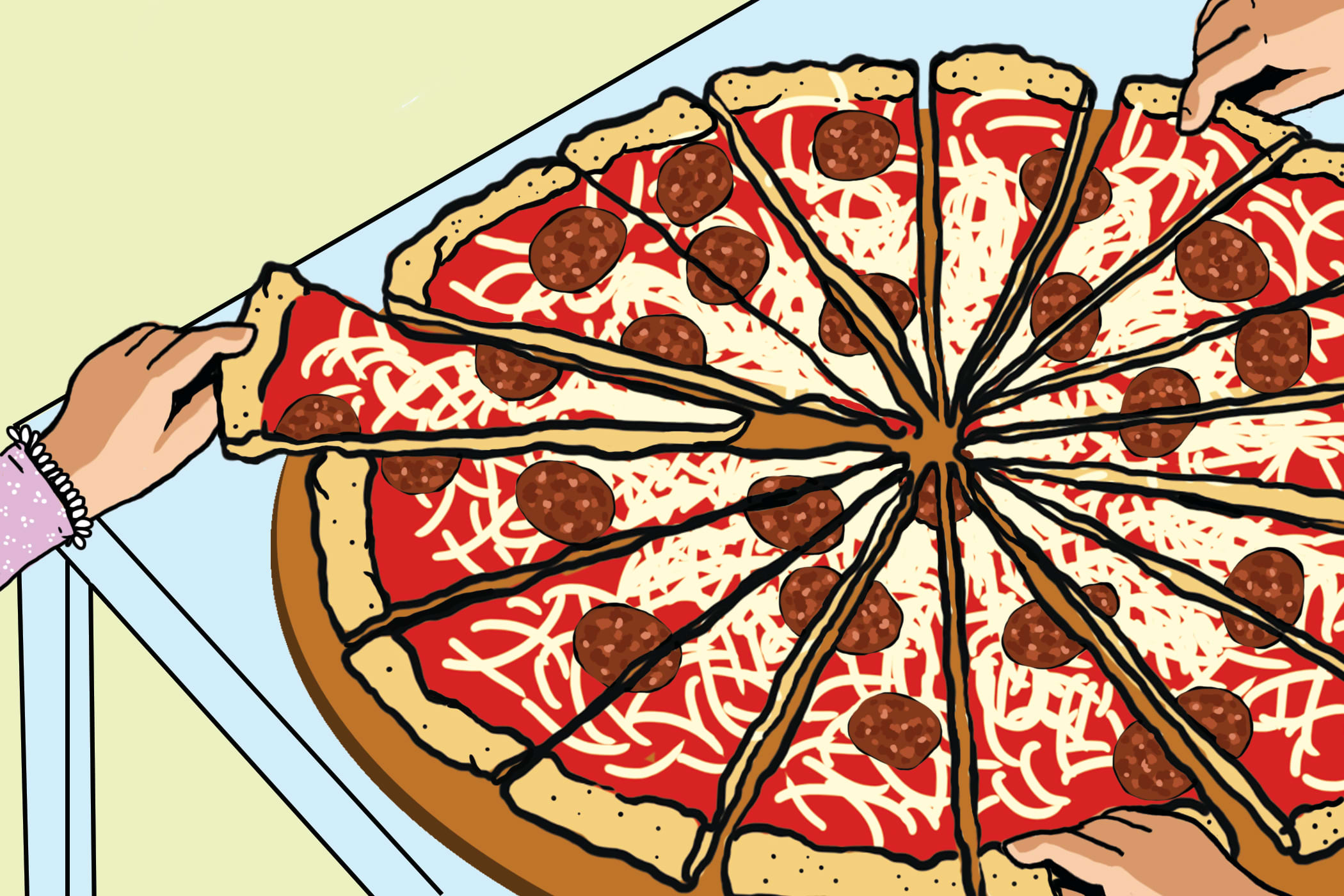 The Public School Designers Threw a Pizza Party