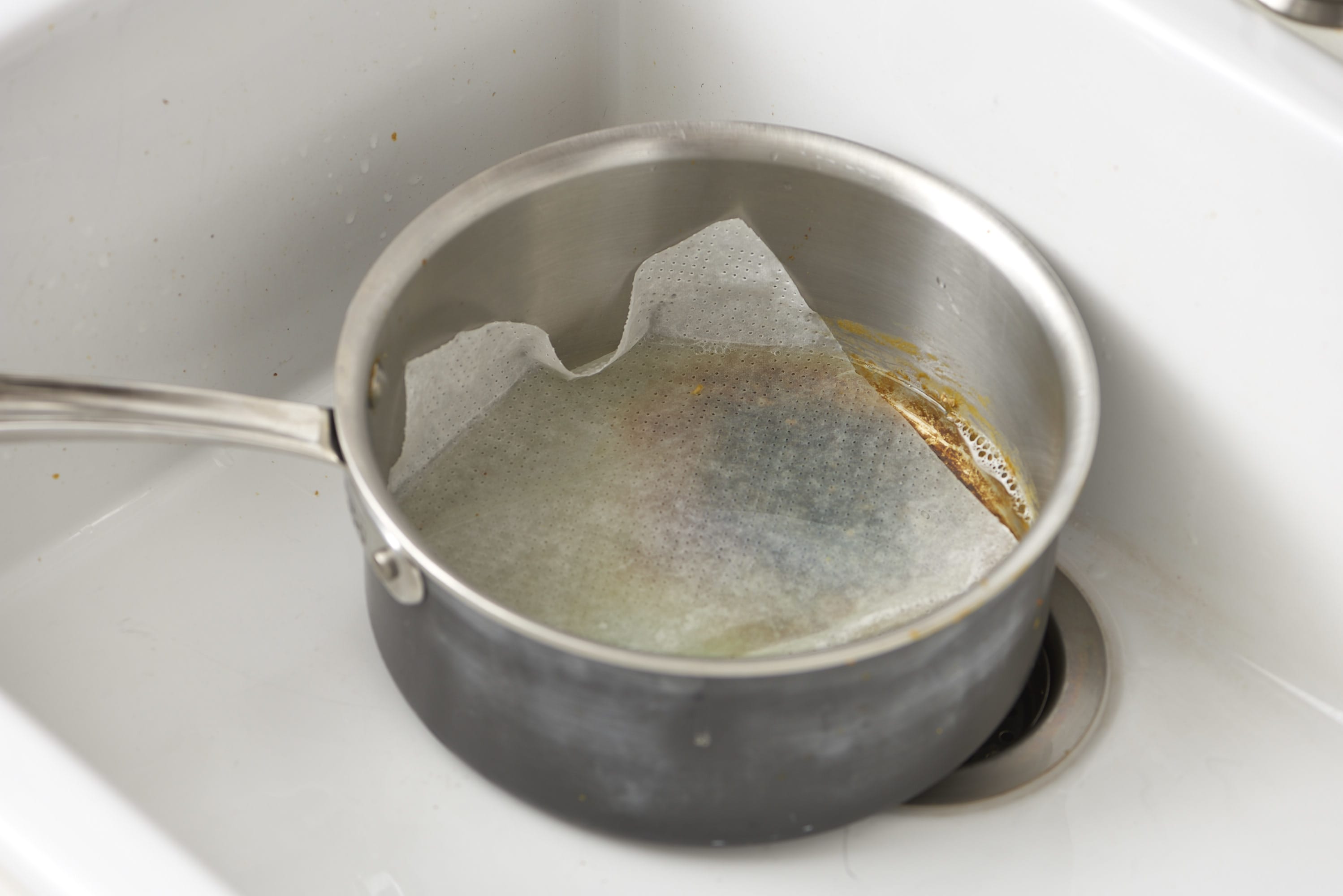 Clean A Scorched Pot Tip Dryer Sheet Hack Kitchn