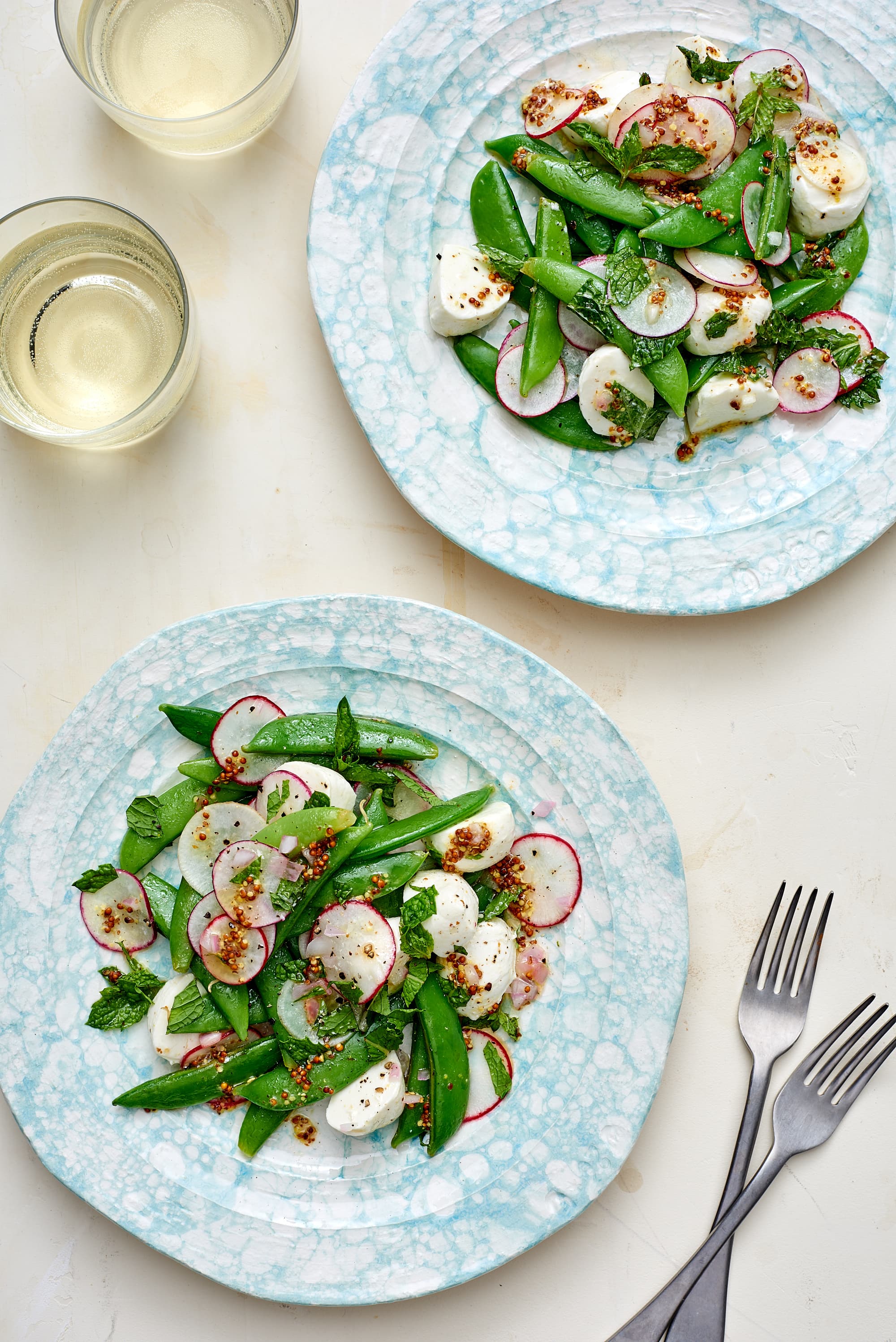 Snap Pea Salad with Mint, Feta and Radishes – Produce Pack