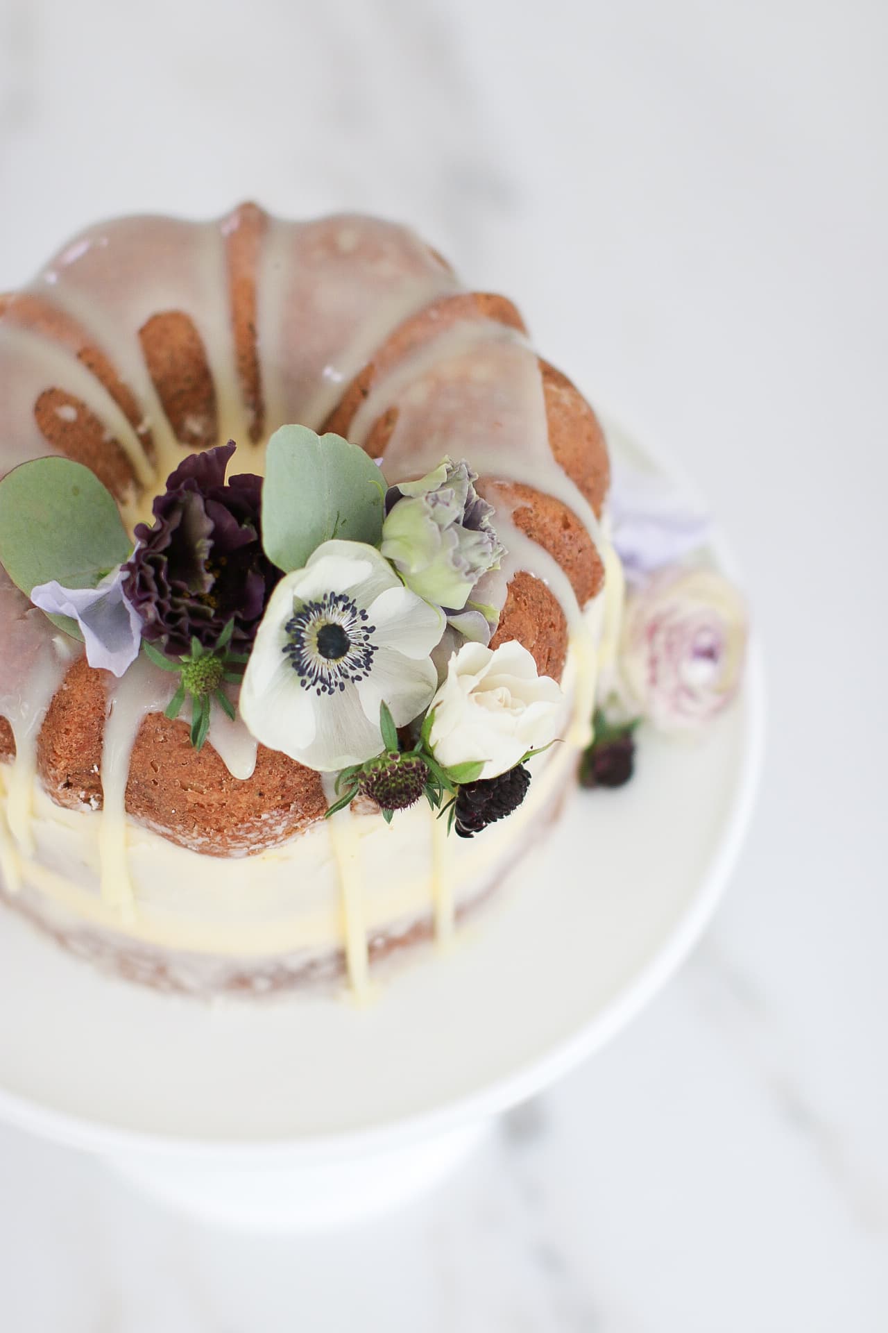 Earl Grey Bundt Cake with Miso Caramel