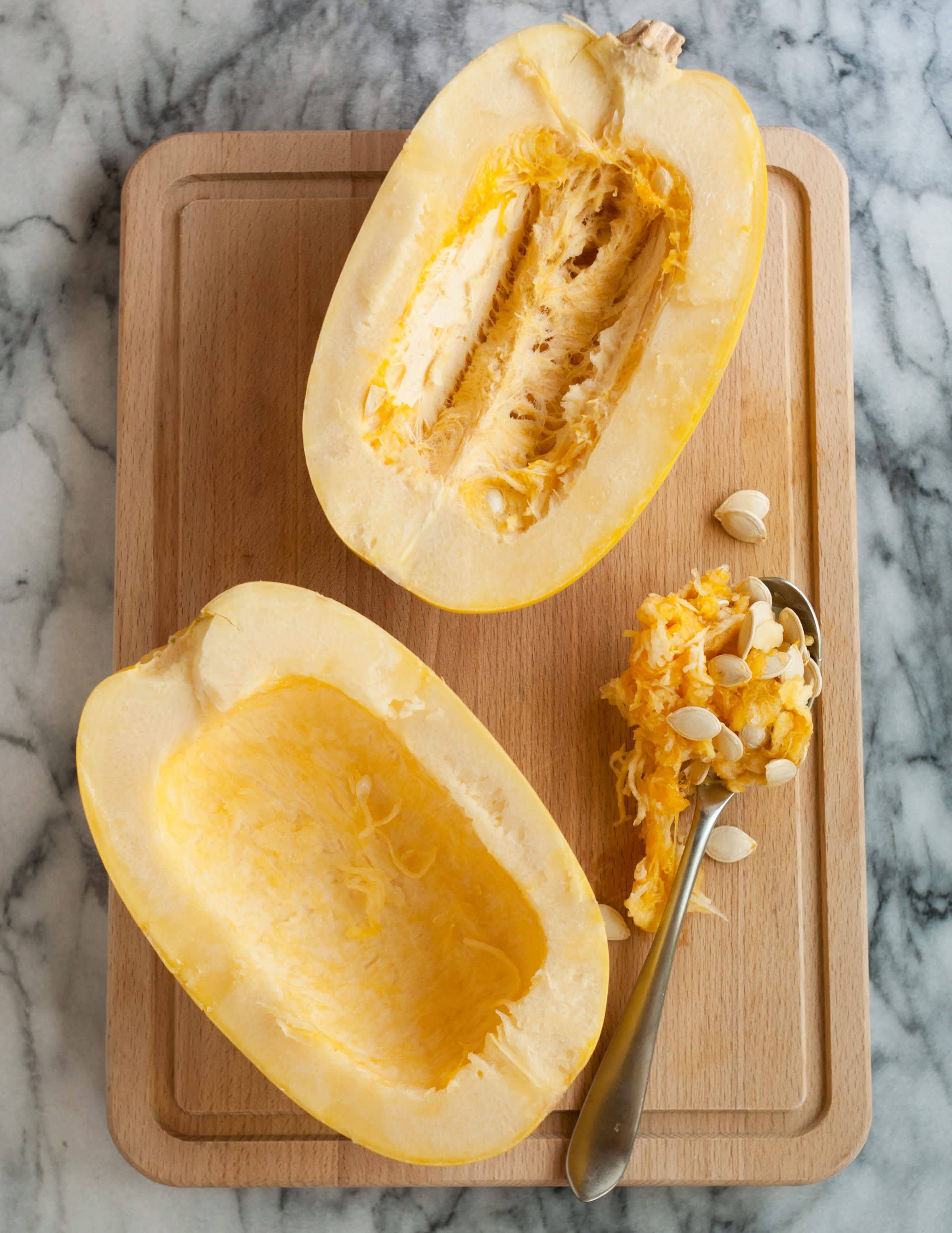 How To Cook Spaghetti Squash In The Oven Kitchn