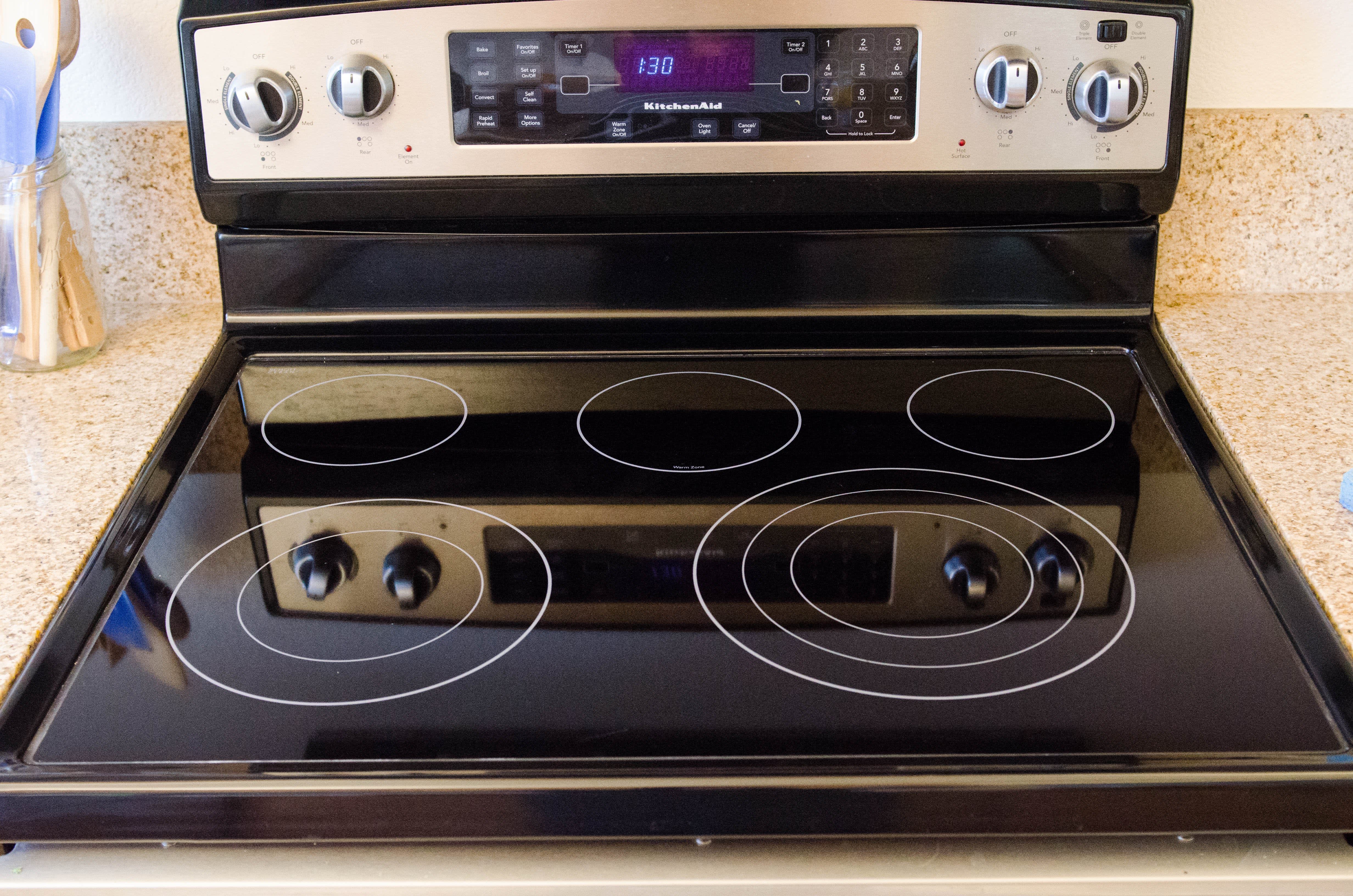 How to clean a stove top including glass, gas and electric stoves