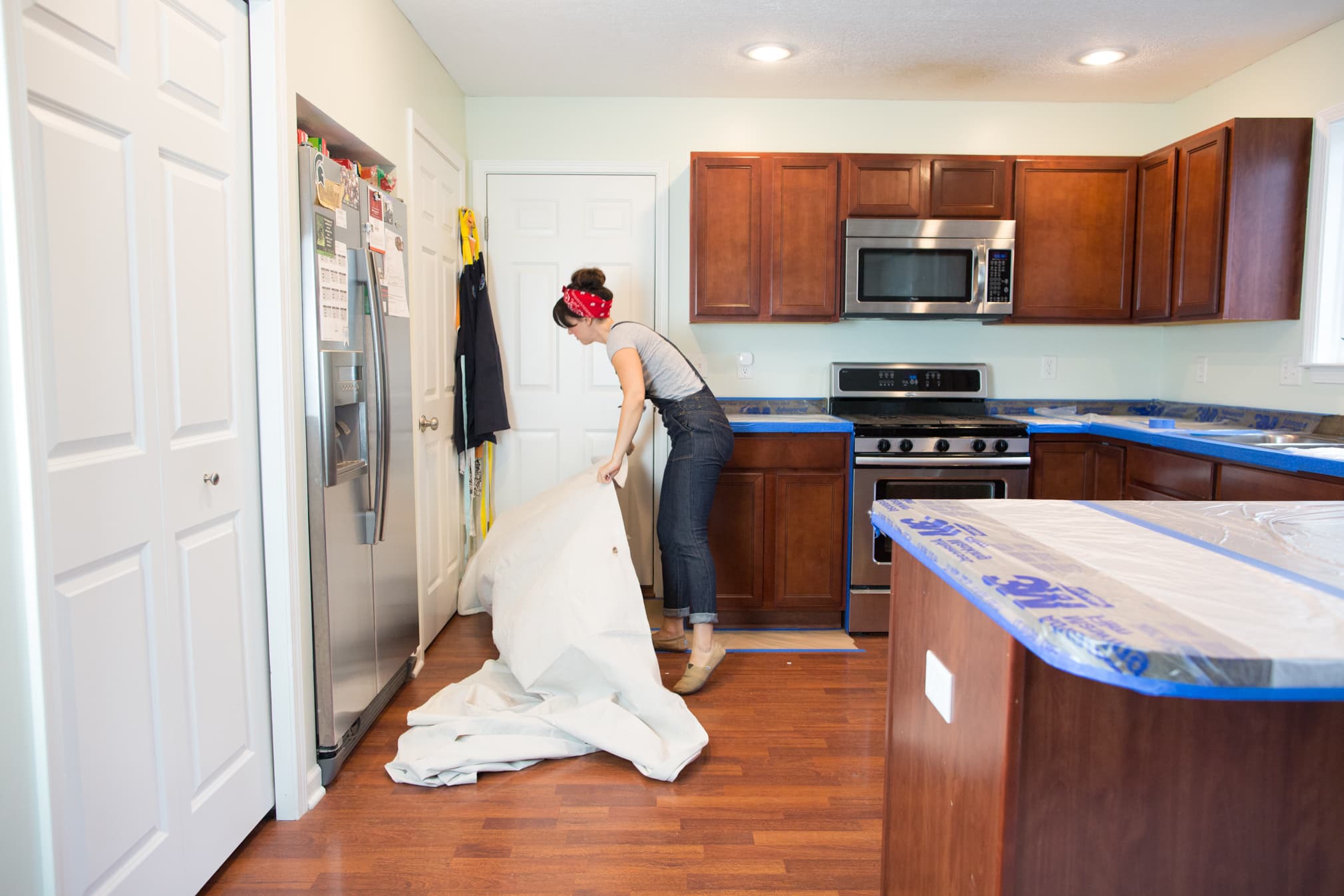 How To Paint Wood Kitchen Cabinets With White Paint Kitchn