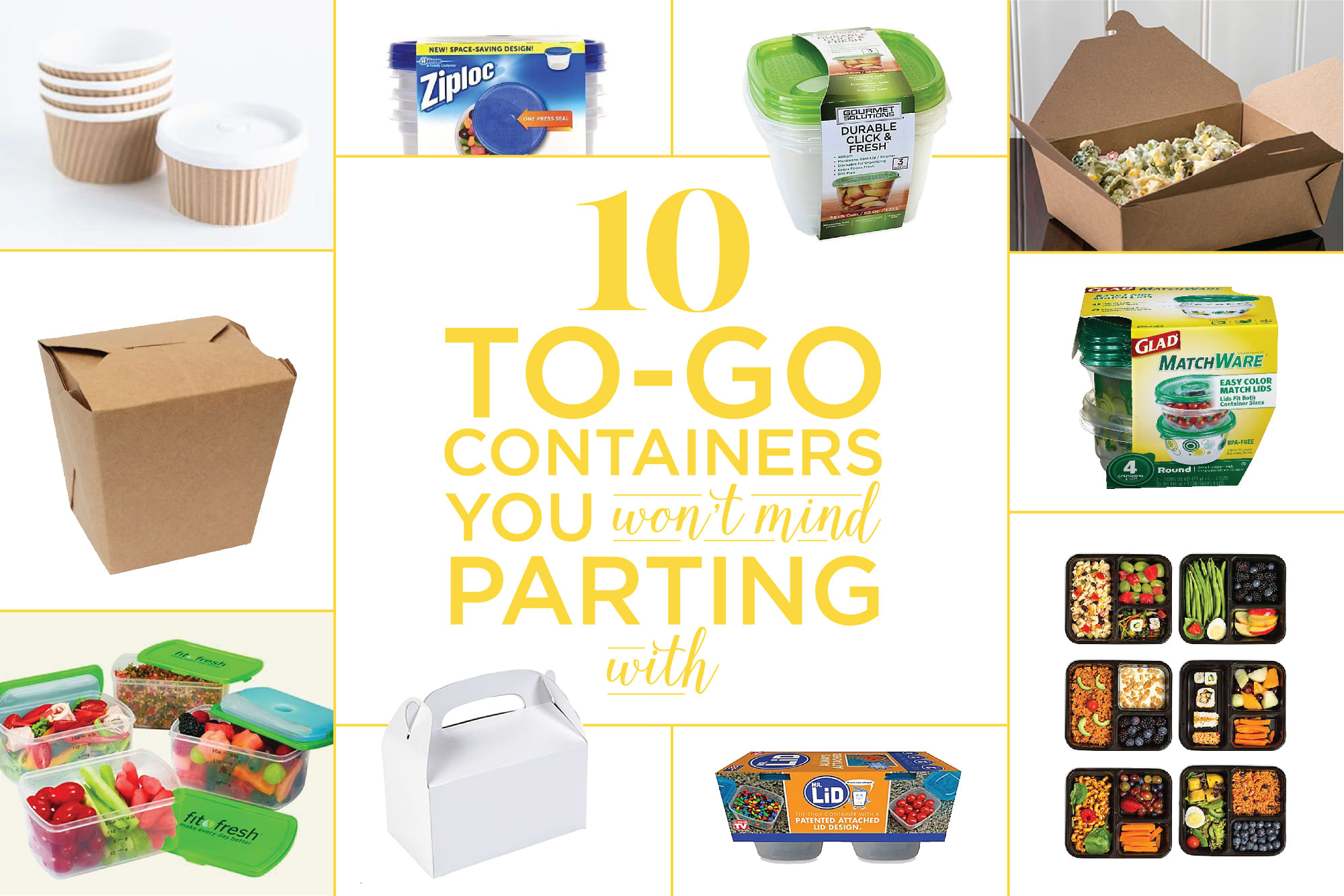 10 To-Go Containers You Won't Mind Giving Away