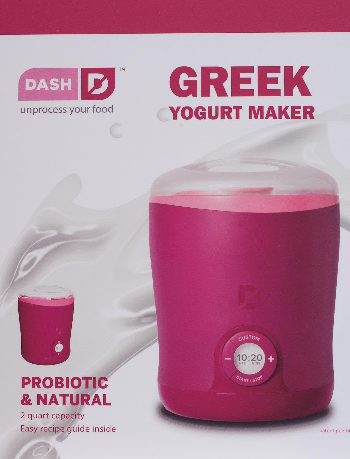 dash greek yogurt maker recipes