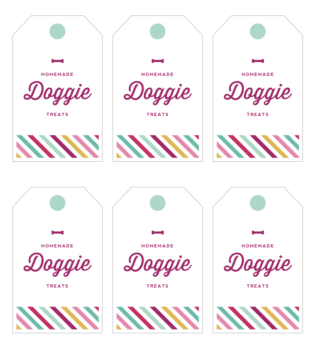 Cookie + Gift Tag: Homemade Dog Treats and Tags for Gifting  Kitchn Inside Dog Treat Label Template