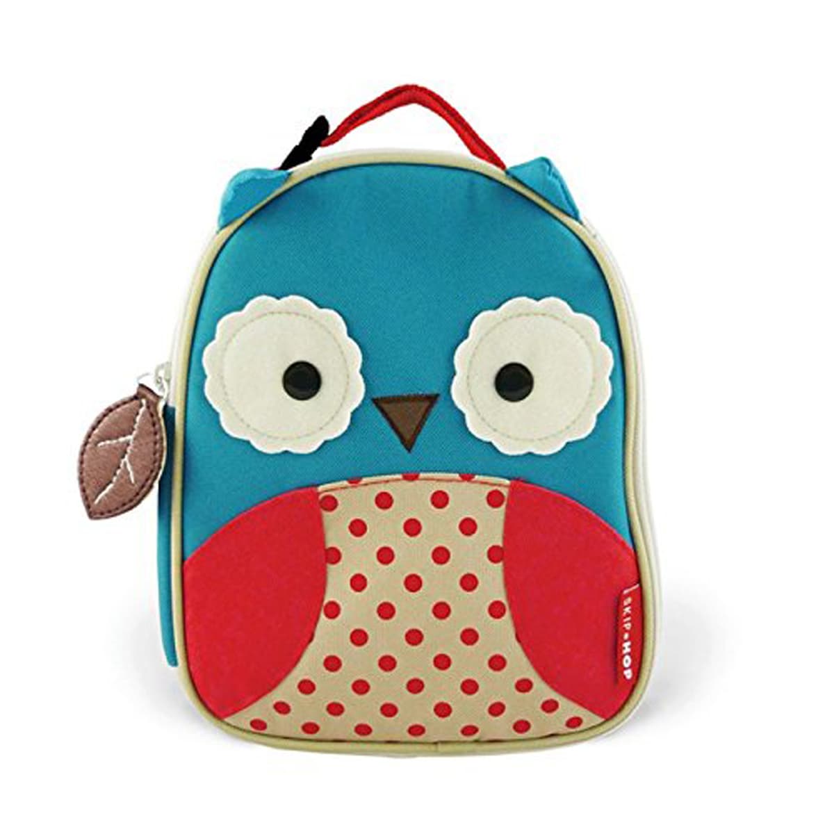New School kids Owl pack lunch bag Roomy girl boy insulated food drinks bag Zoo 