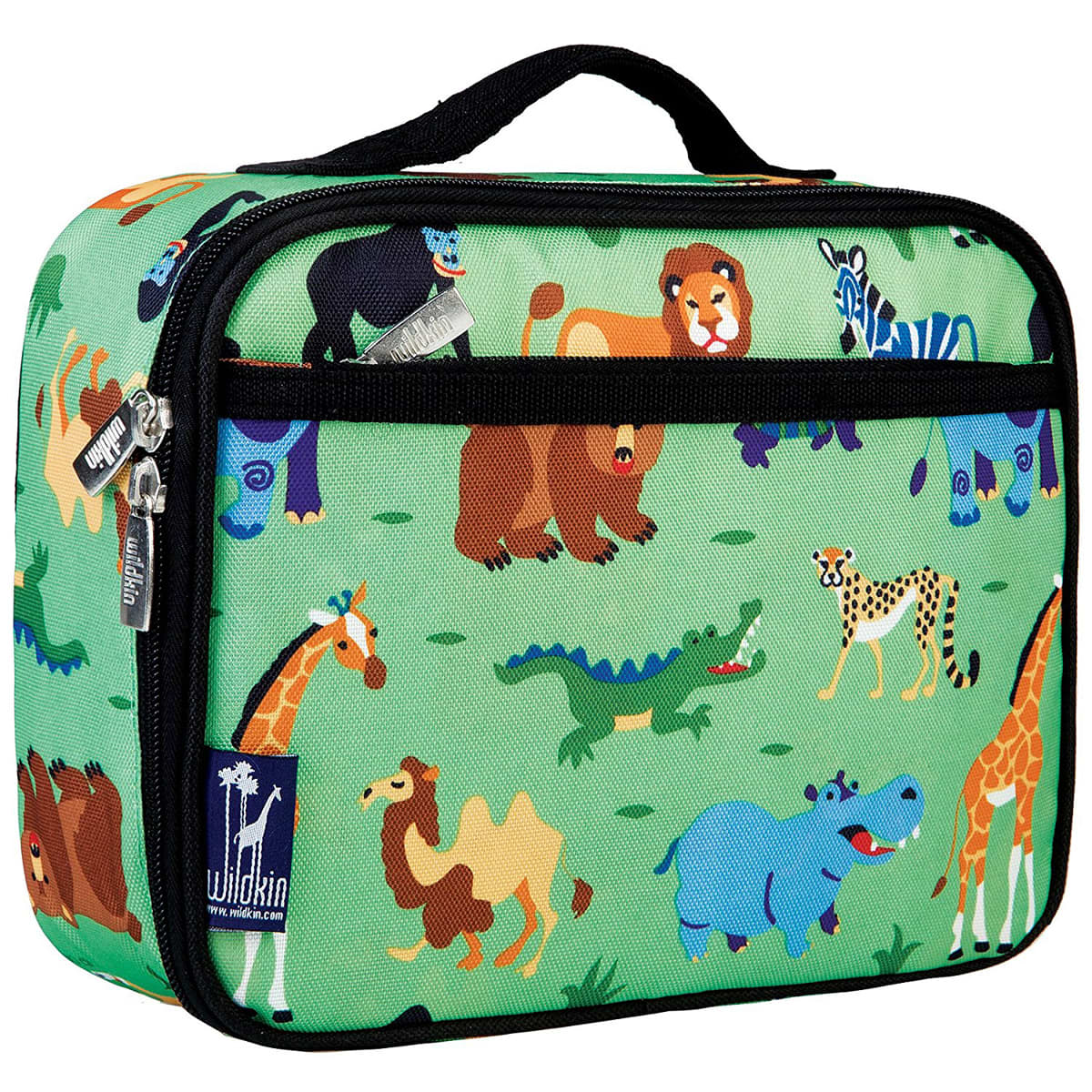 Wildkin Clip-in Lunch Box Bag  Kids Lunch Box -Trains Planes & Trucks