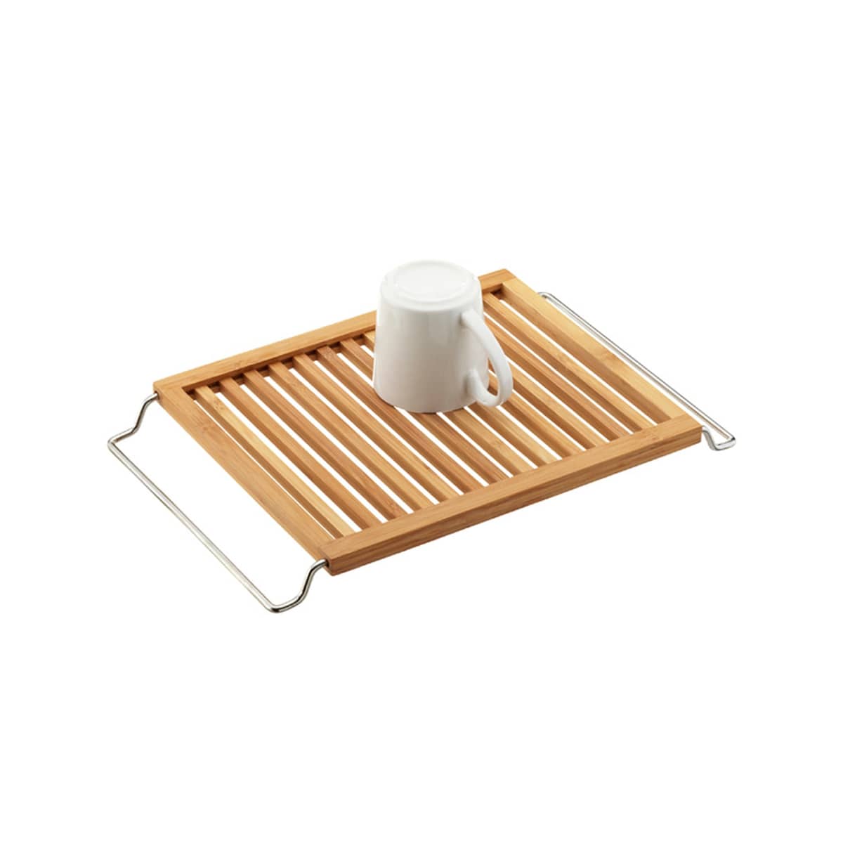 Umbra Dish Rack With Bamboo Slats