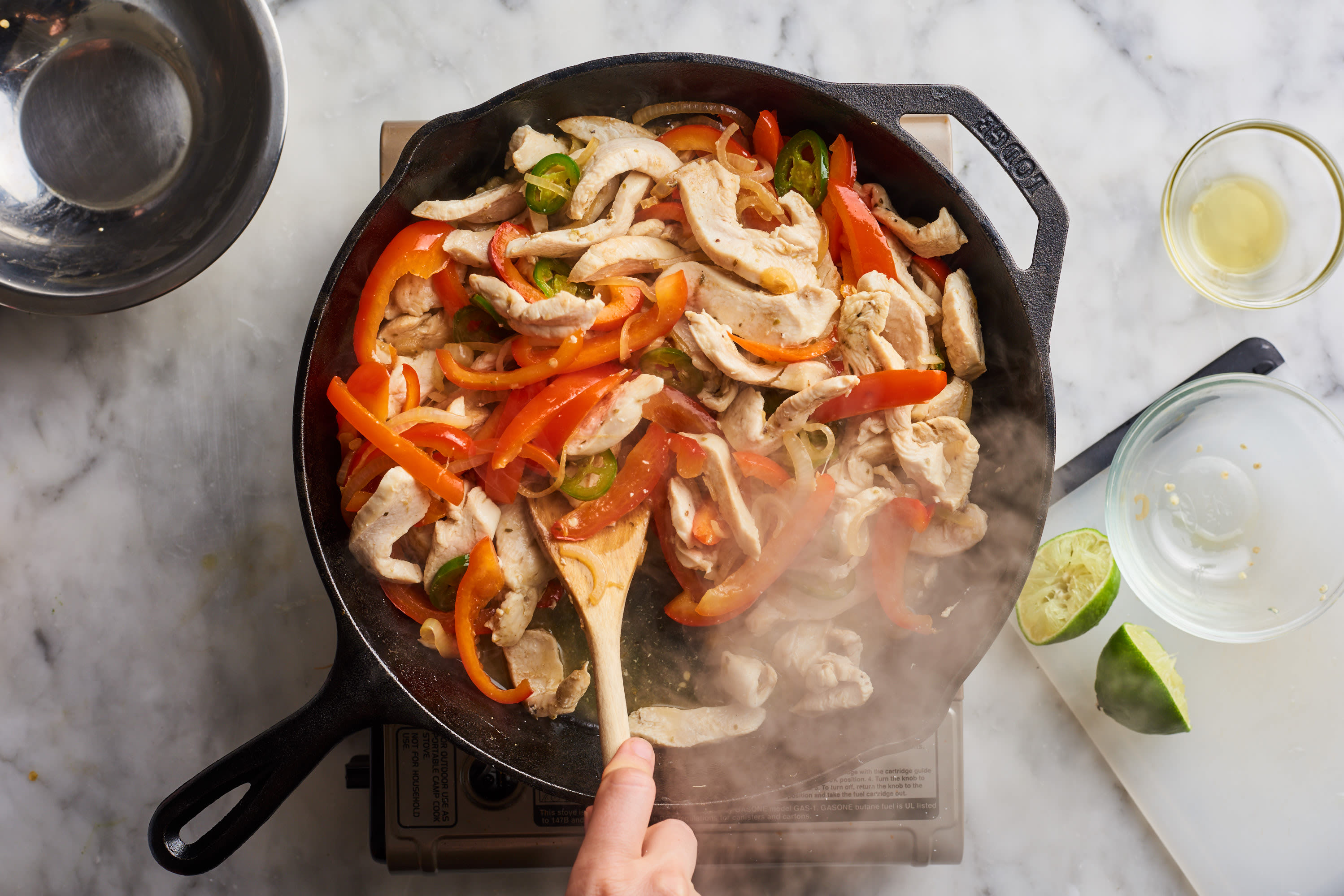 Chicken Fajita Skillet – Can't Stay Out of the Kitchen