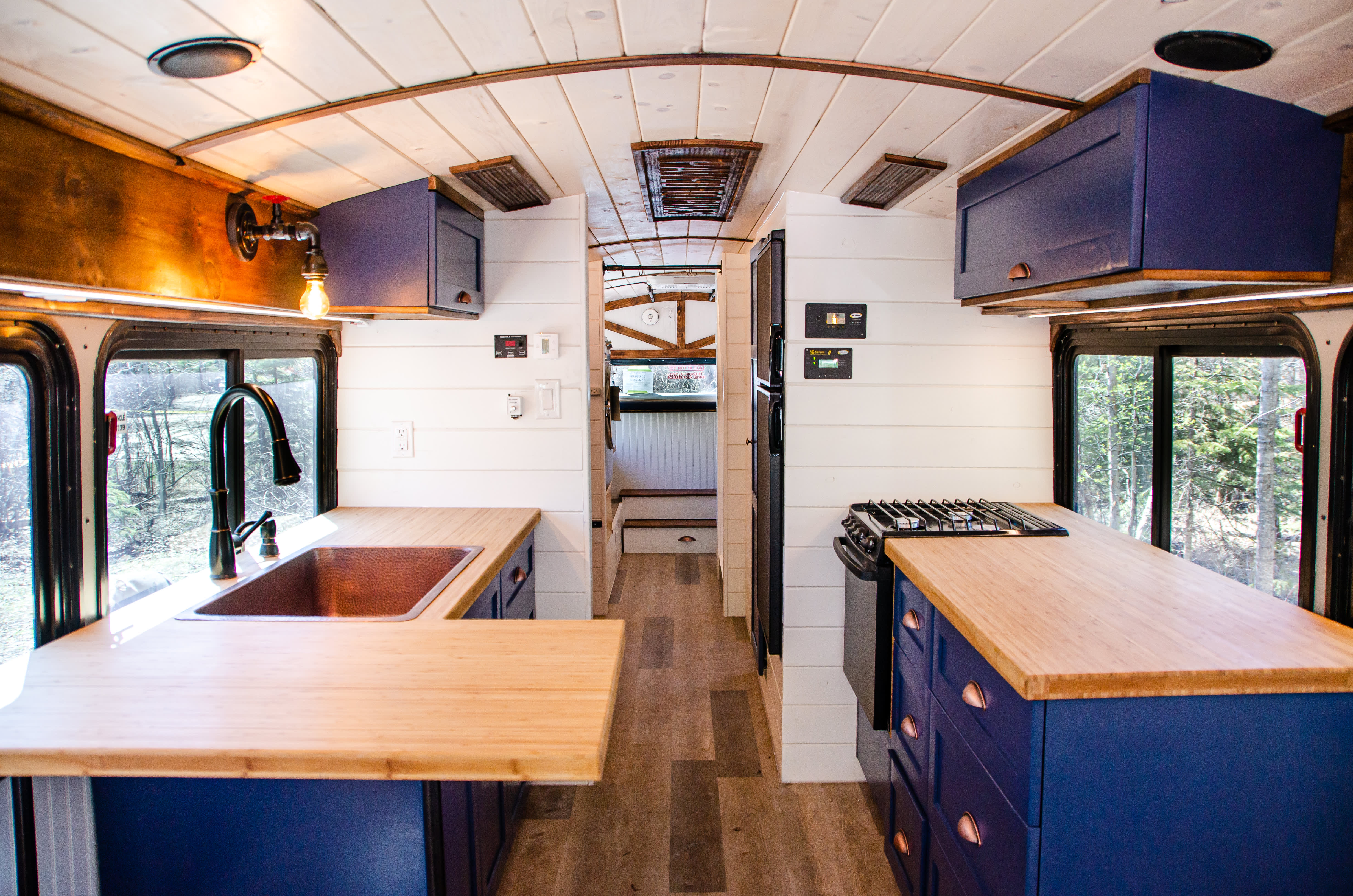 This Former Mining Bus Is Now a Tiny Home on Wheels