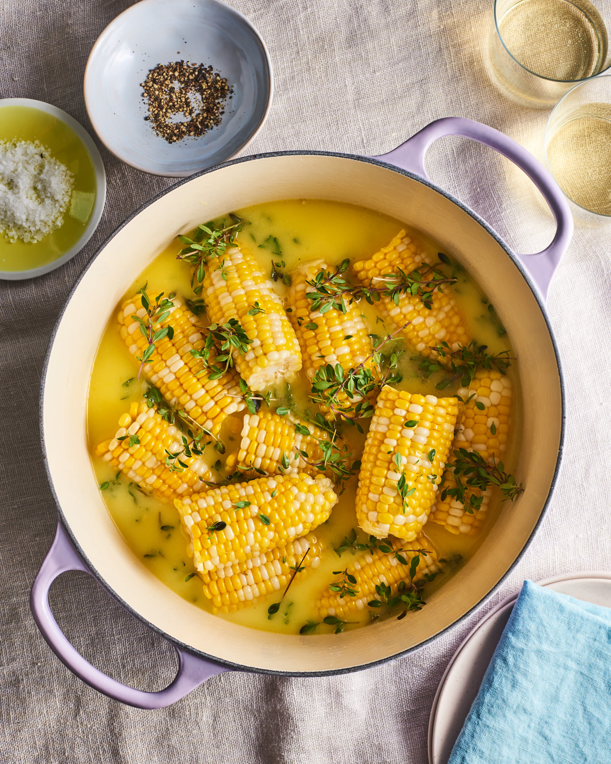 Garlic Herb Butter Bath Corn Kitchn