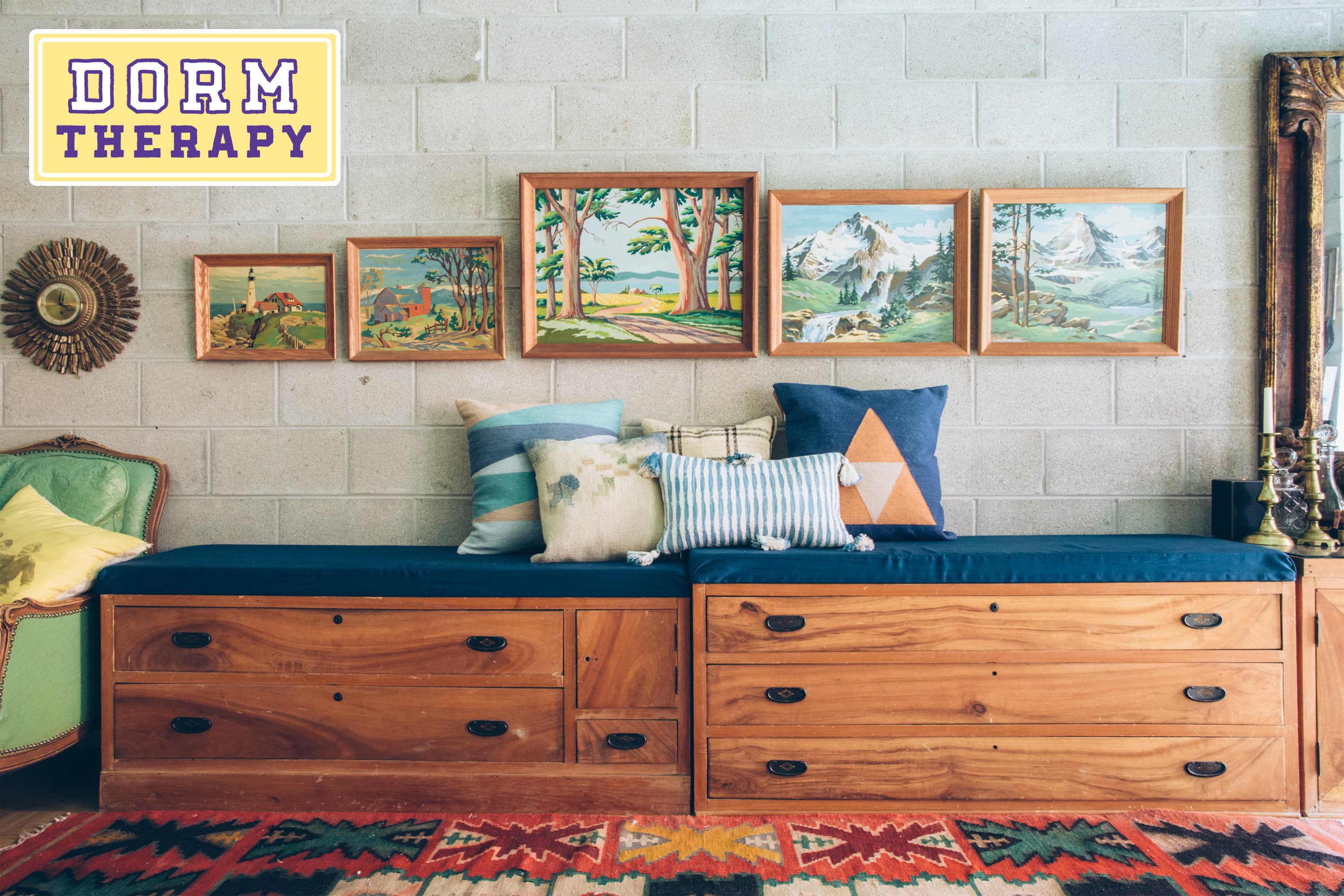 5 ways to decorate and use dorm walls without damaging them