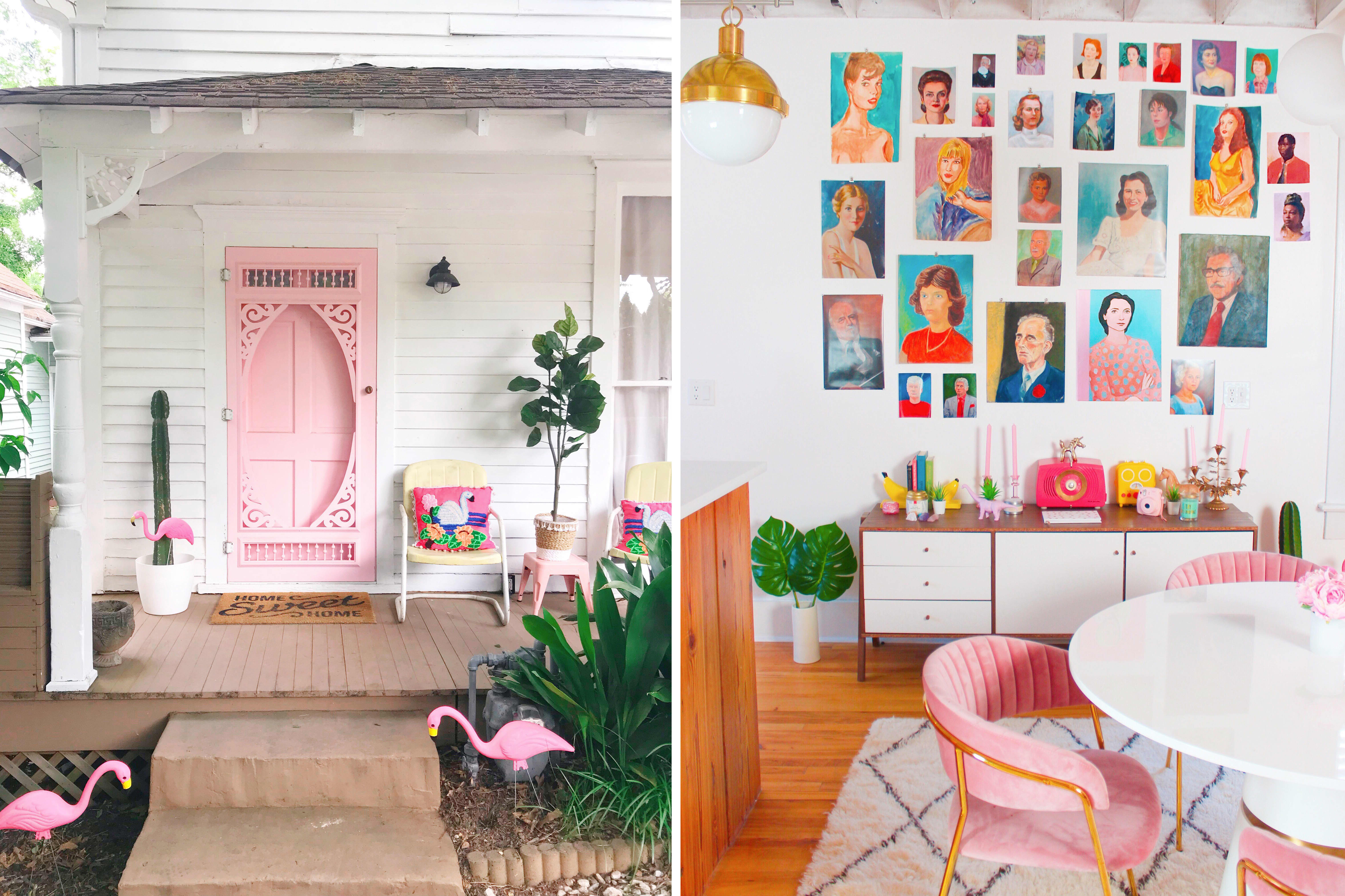 This House’s Pink Door Is Just the Start of Its Color Journey