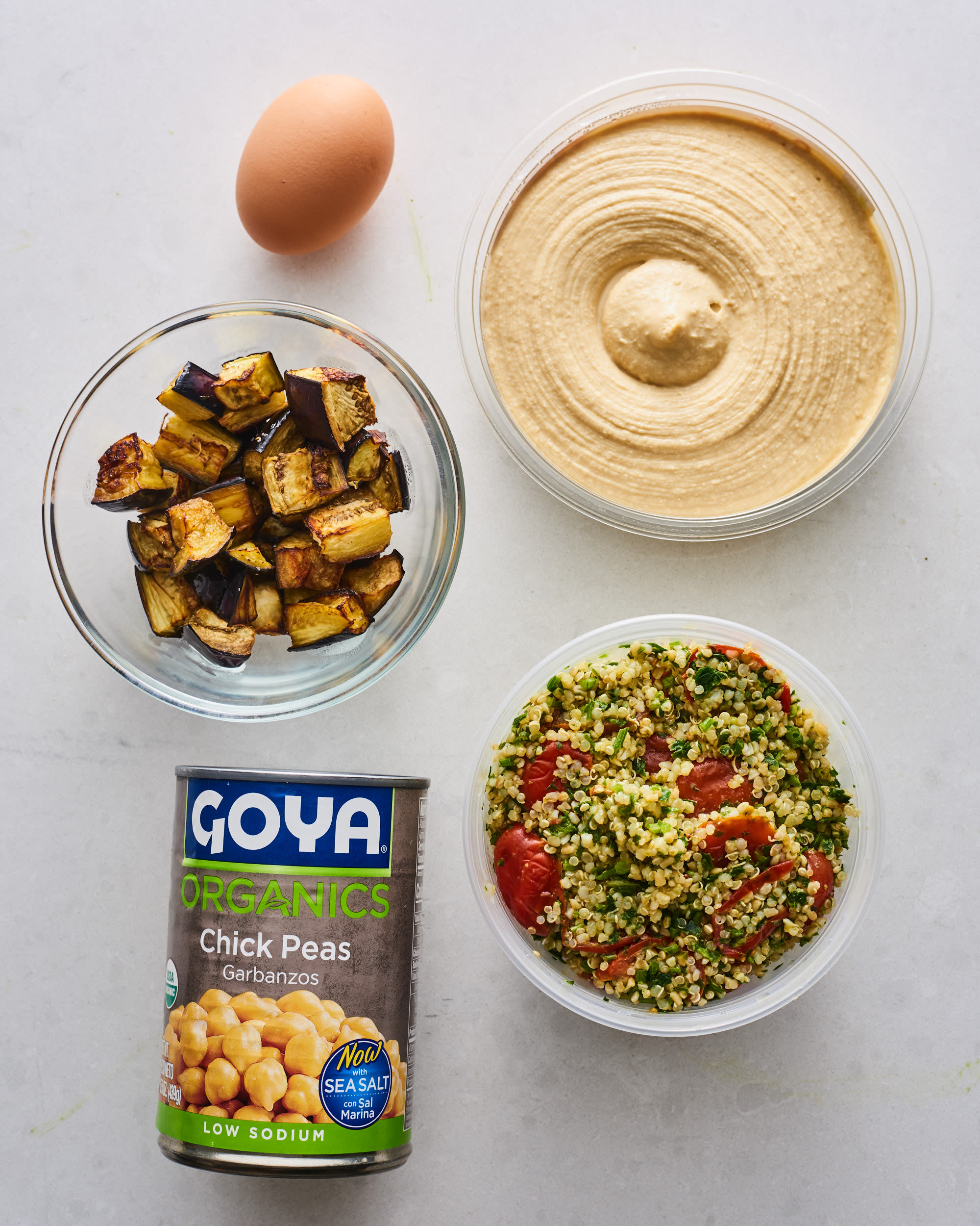 Mediterranean Hummus Bowl {Vegan Freindly} - FeelGoodFoodie