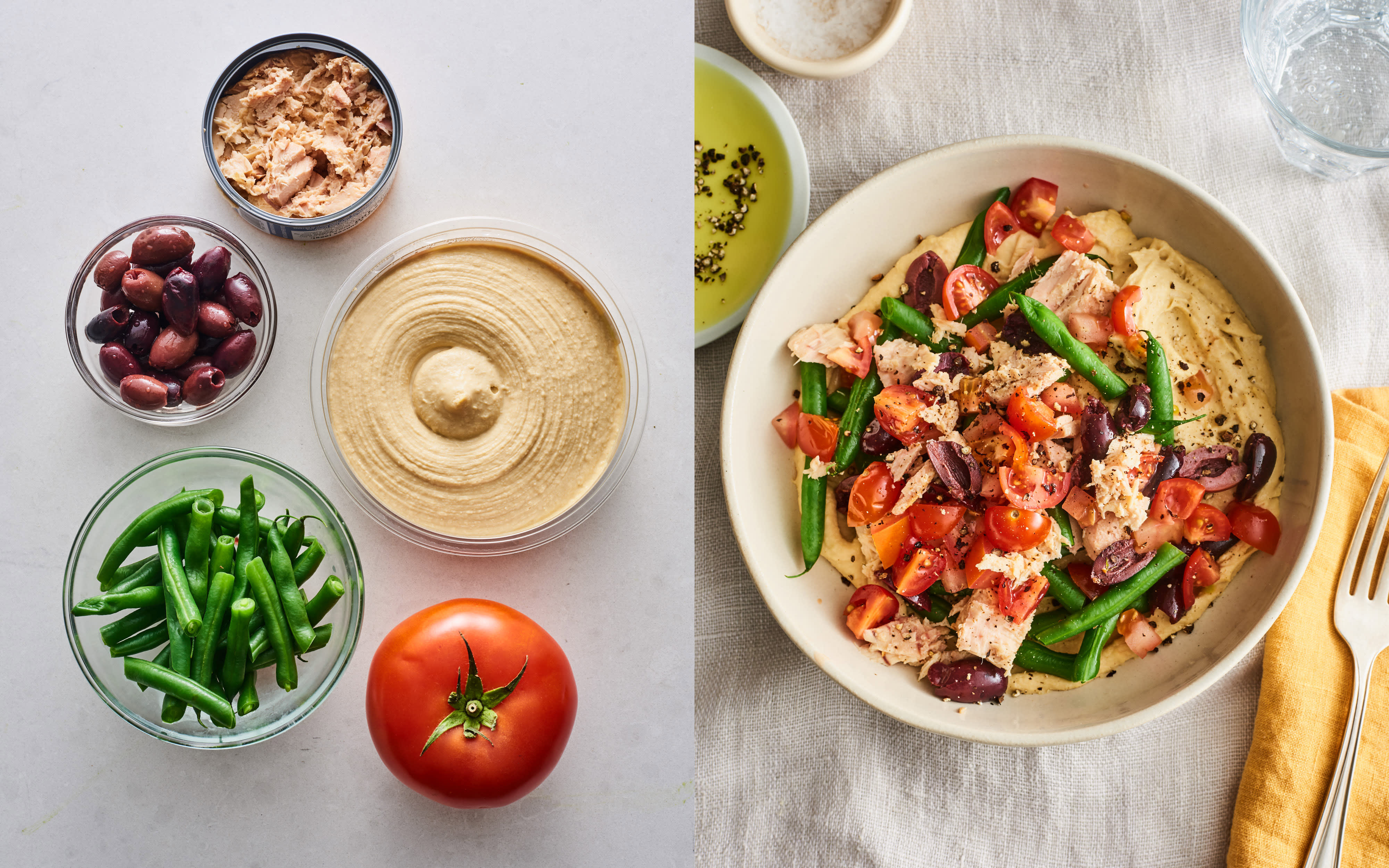 Quick Hummus Bowls – A Couple Cooks