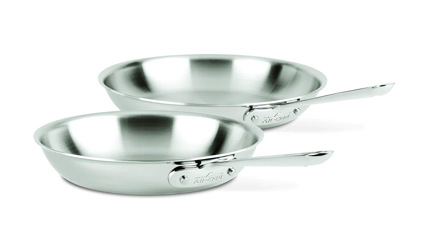 ふるさと納税 HAPPYセレクトショップAllClad Stainless Steel 12inch Frying Pan, Silver