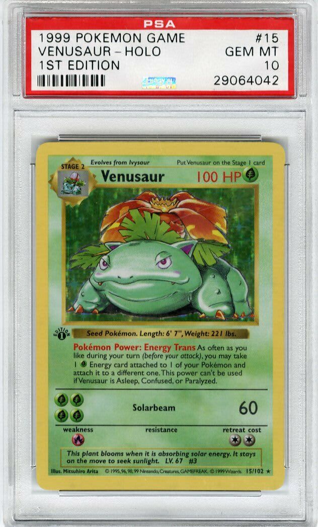 original venusaur card