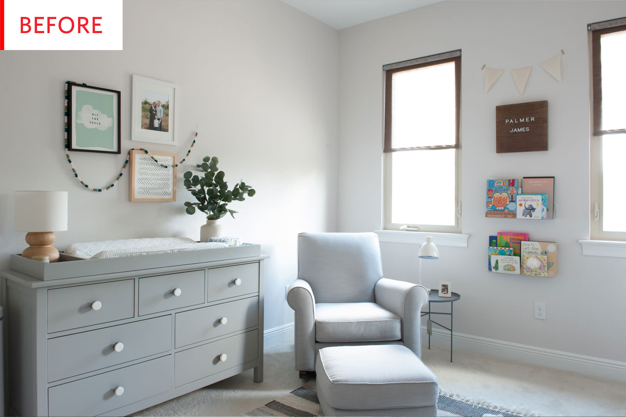 Before After A Nursery Goes From Sleepy To Dreamy Apartment