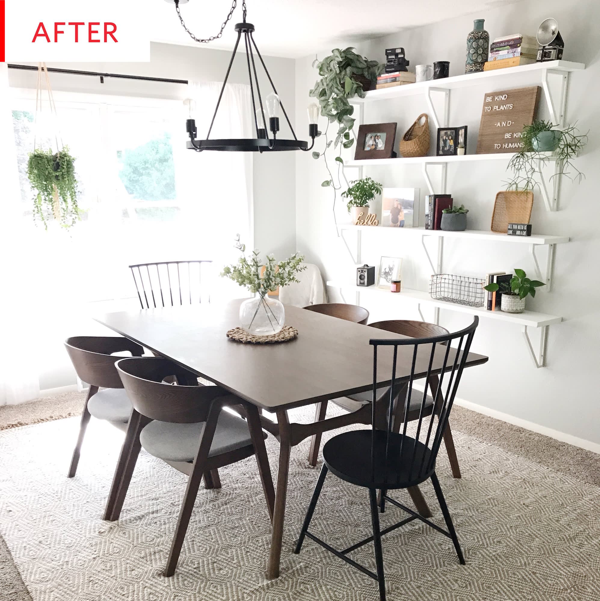 This Dining Room Got A Refresh On Tight Budget Kitchn