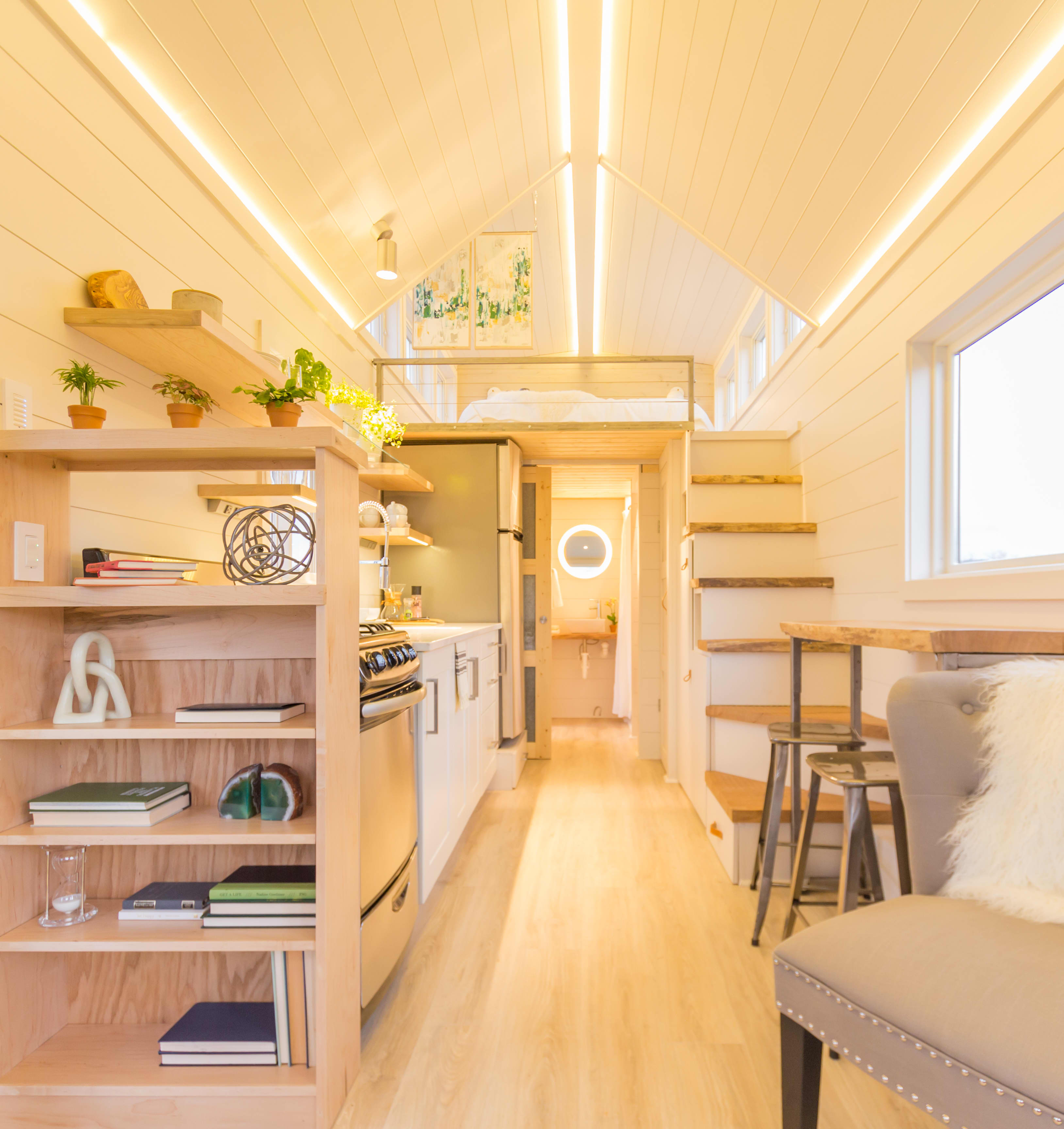 This Tiny Home Comes With a Greenhouse and Porch Swing