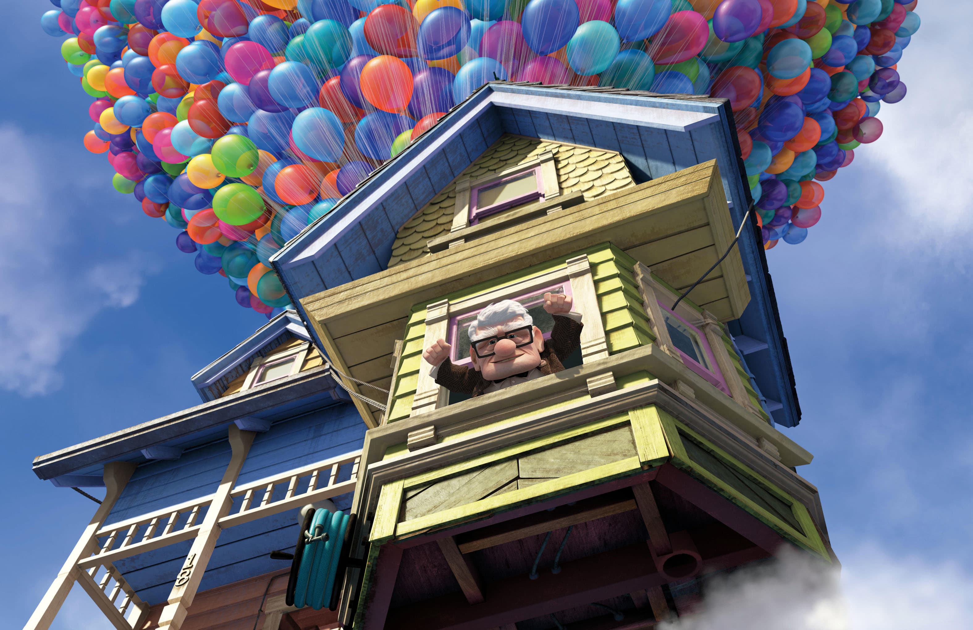 up house pixar painting