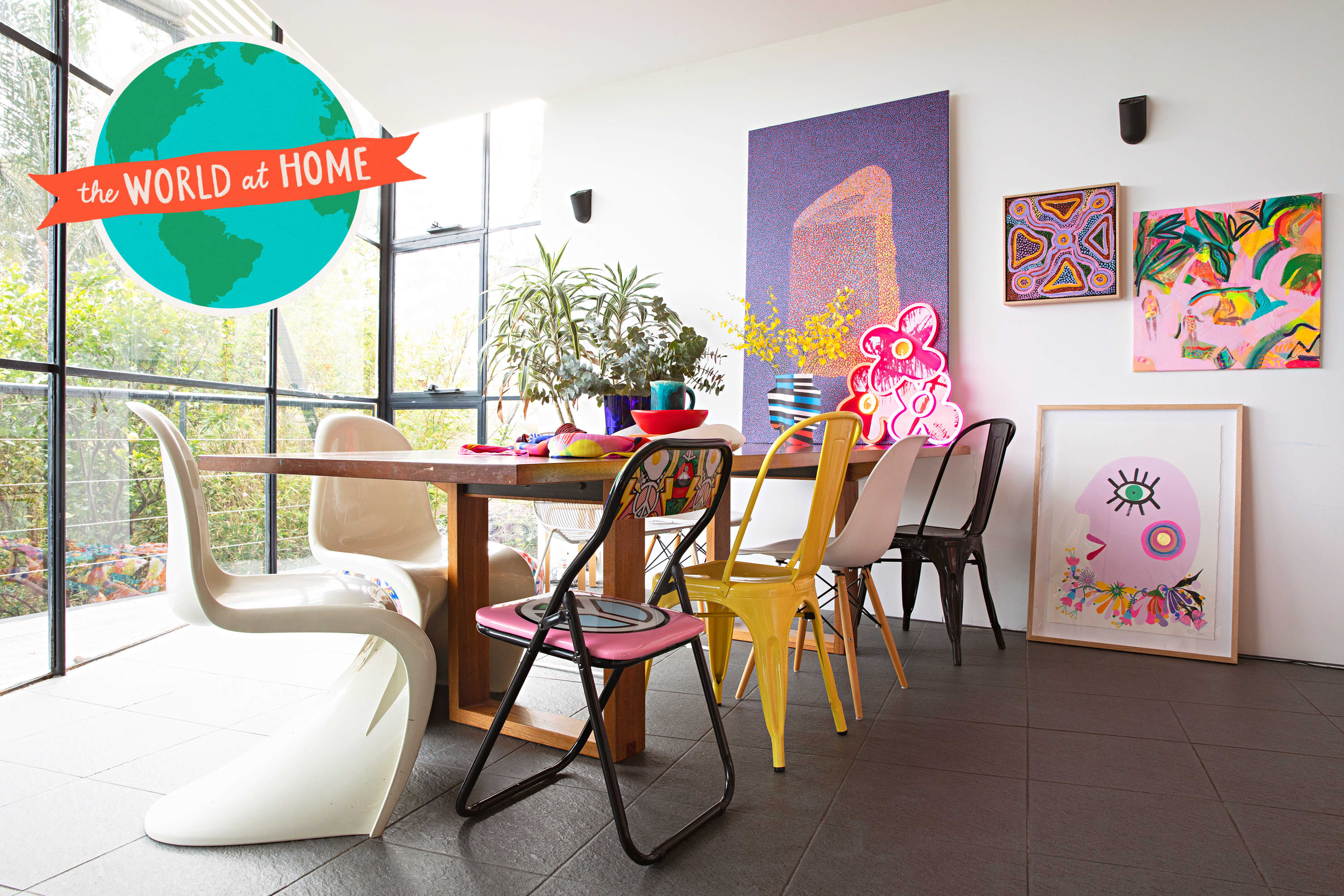 Letitia Green Colorful Art-Filled Australia House Tour | Apartment