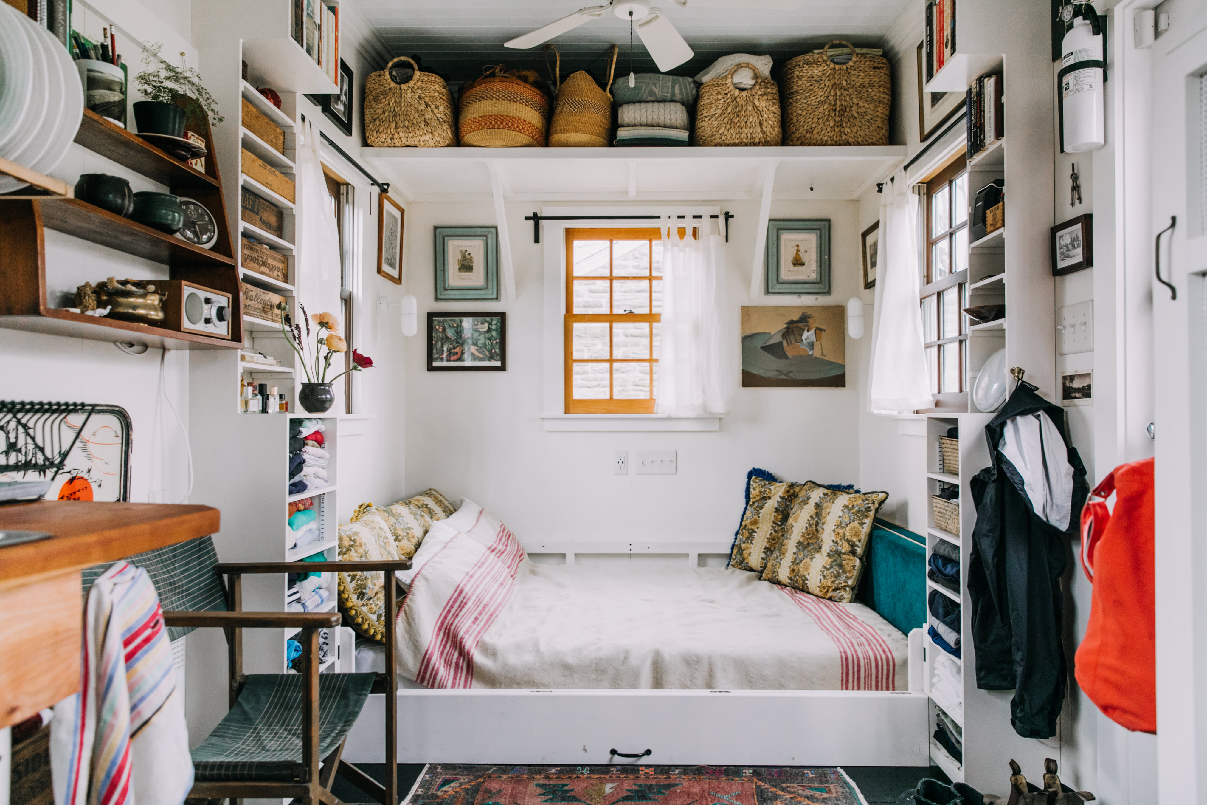 12 small bedroom storage ideas to make your space feel spaci