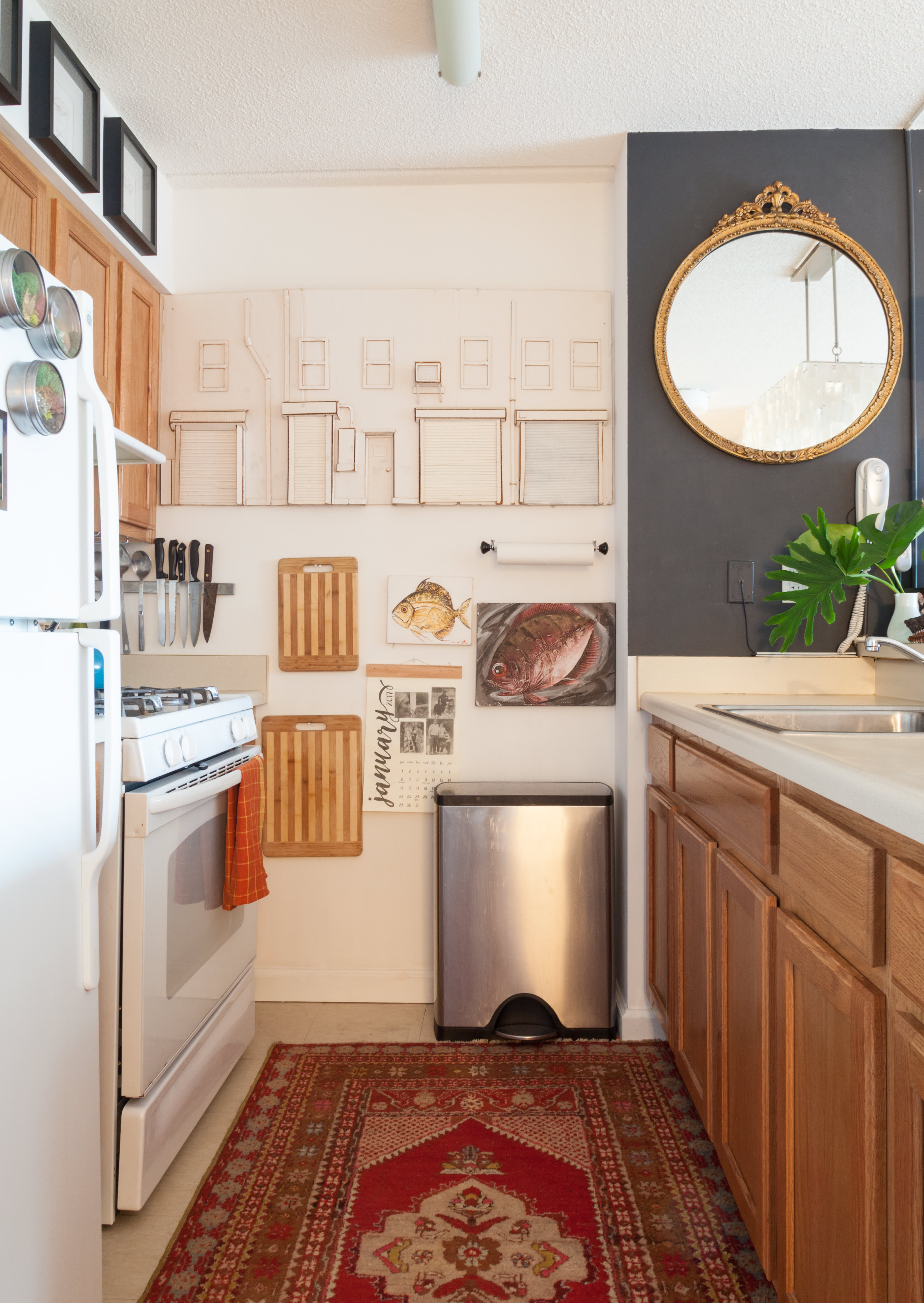 Renter's Cabinet Cover Up - Brighten up Your Kitchen Cabinets