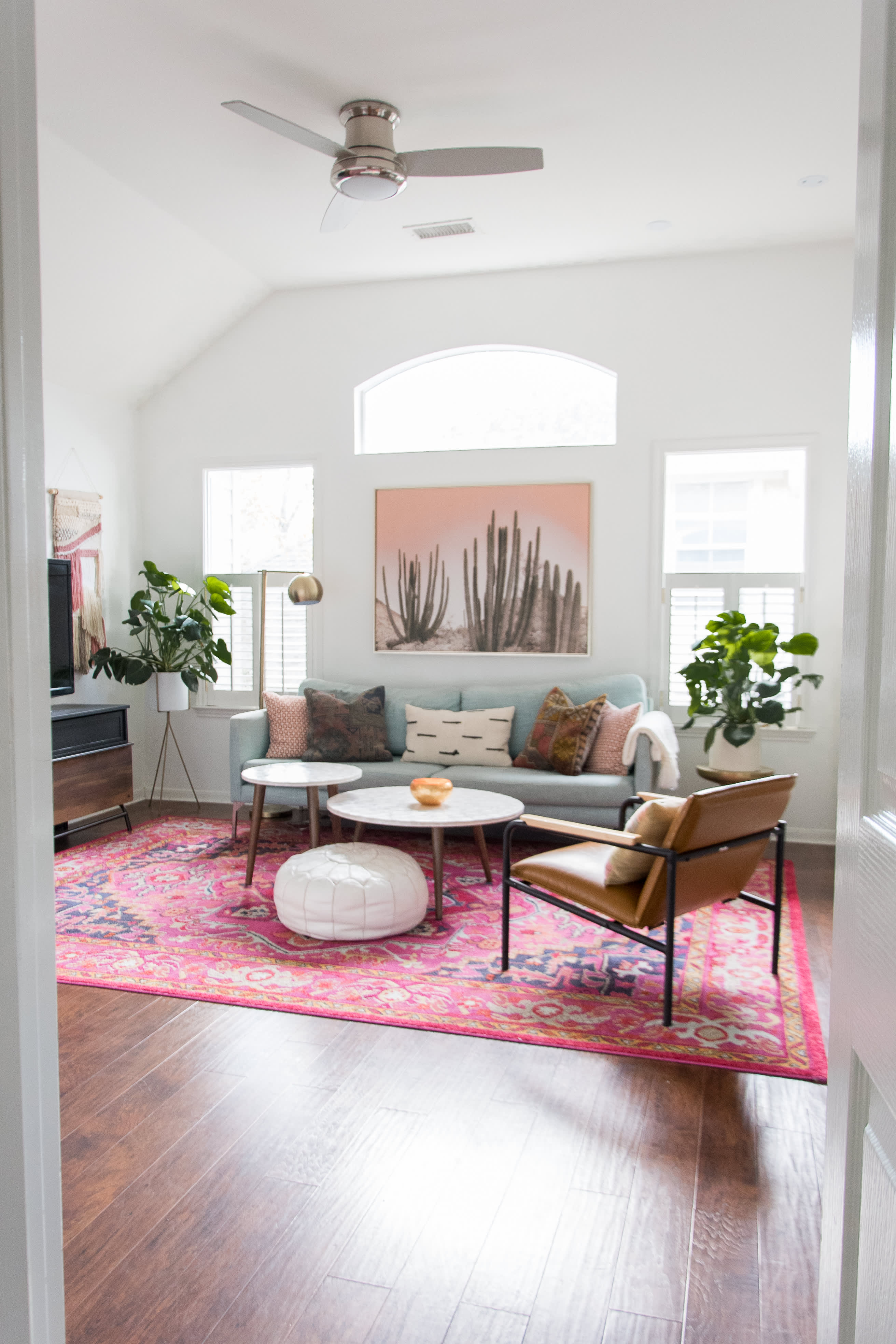 small old apartment living room