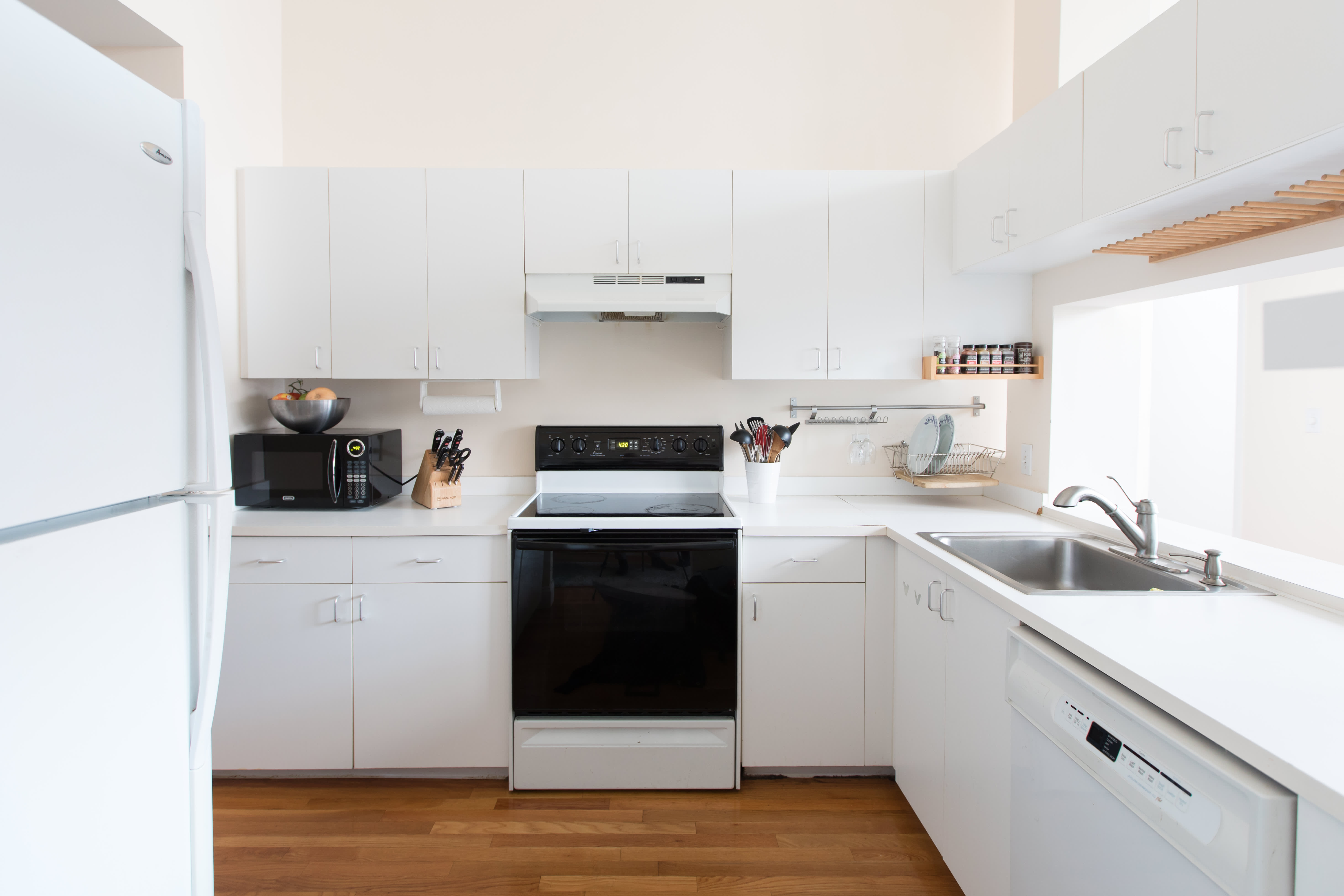 The Secret to Making White Kitchen Appliances Look Chic