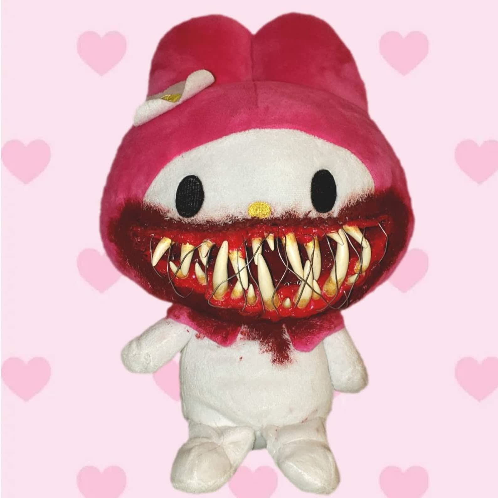 creepy stuffed animals with teeth