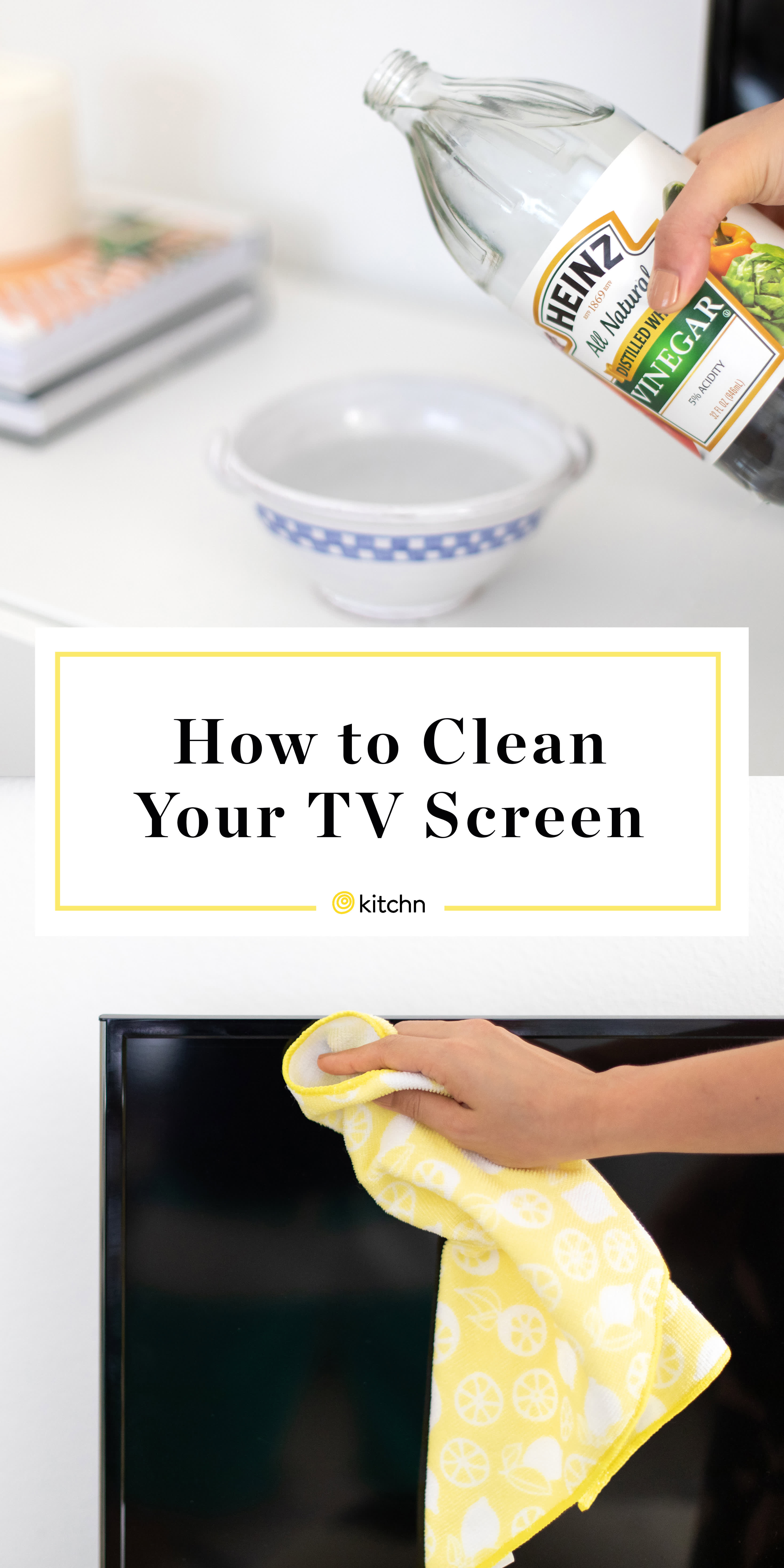 How to clean my tv deals screen