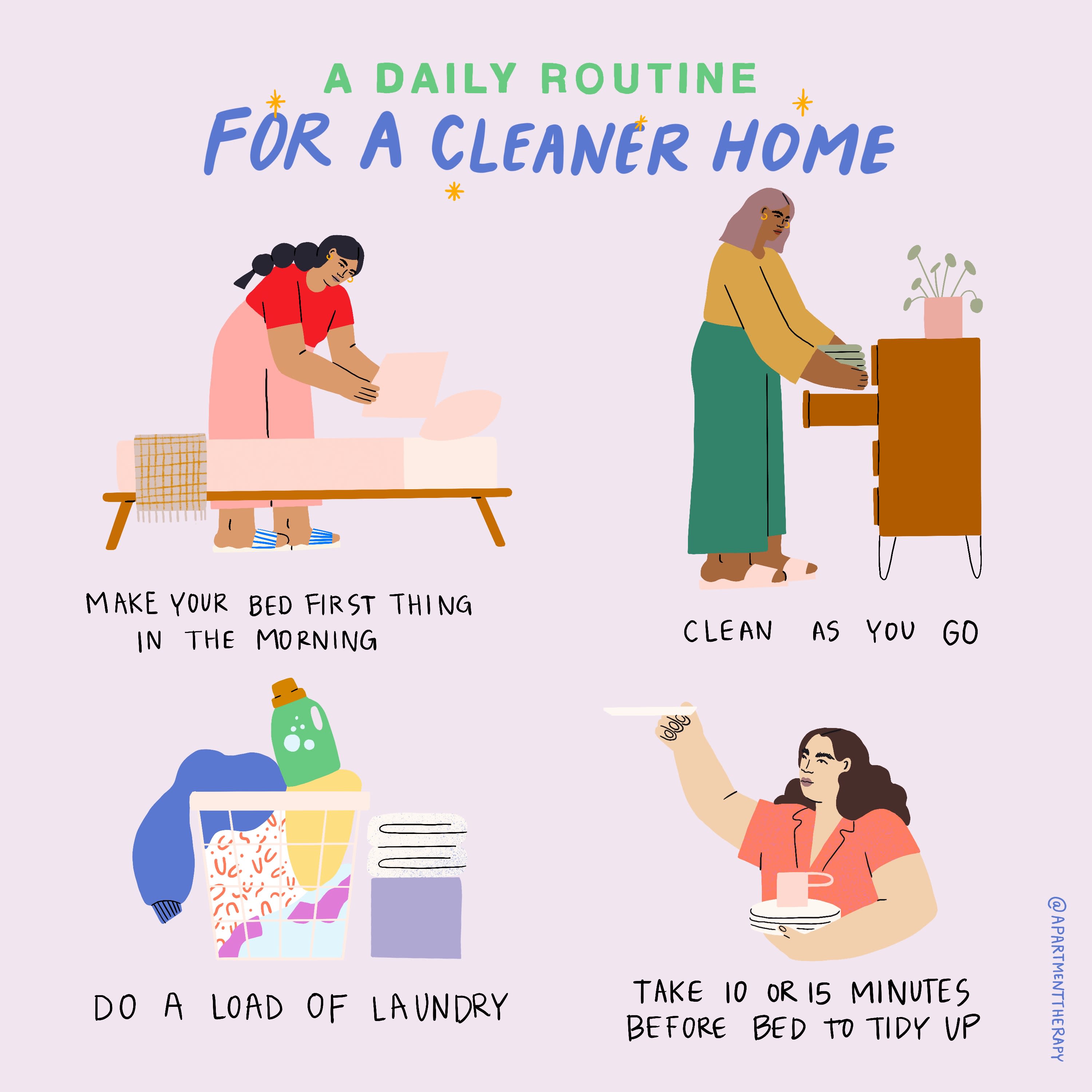 4 Daily Routine Examples To Help You Reach Your Goals | Apartment Therapy