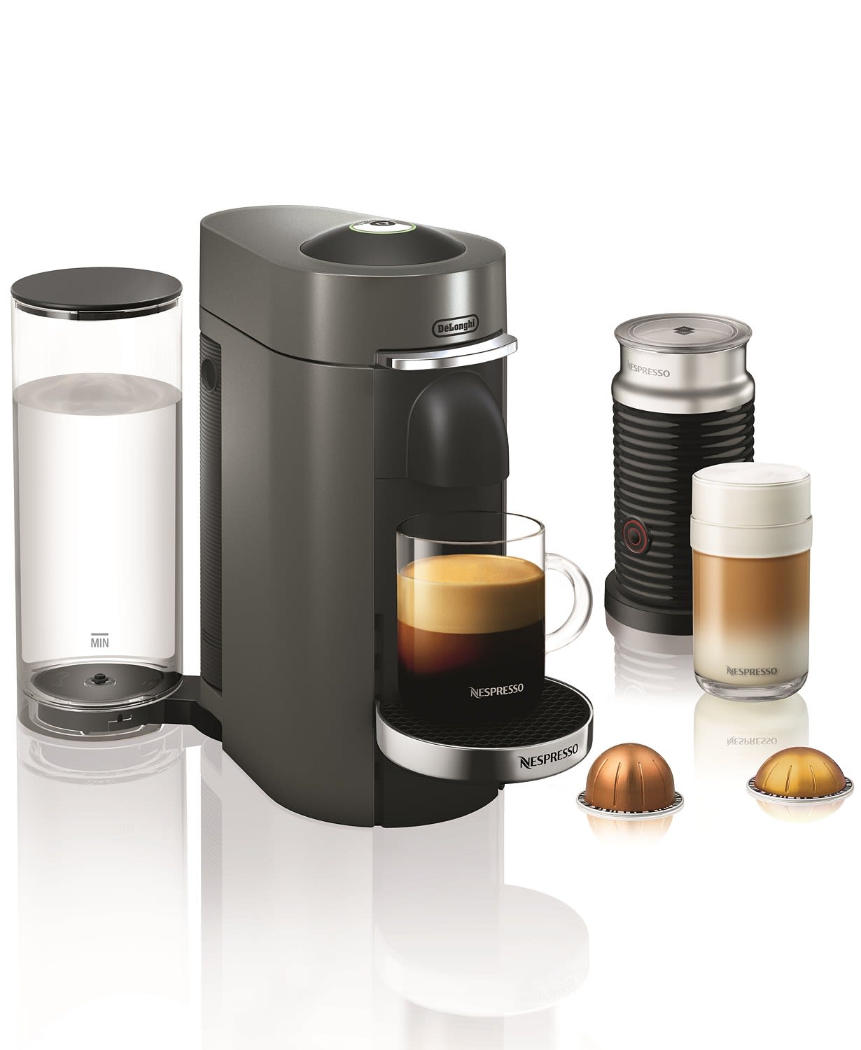 Mr. Coffee Single-Serve Iced and Hot Coffee Maker with Gold-Tone Coffee  Filter & Reusable Tumbler - Macy's